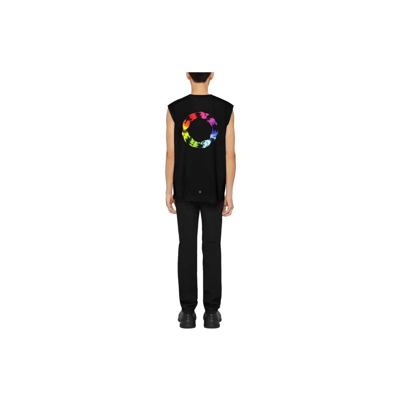 Givenchy Givenchy Rainbow Logo Tank Top Size XXL Size US XXL / EU 58 / 5 - 6 Thumbnail