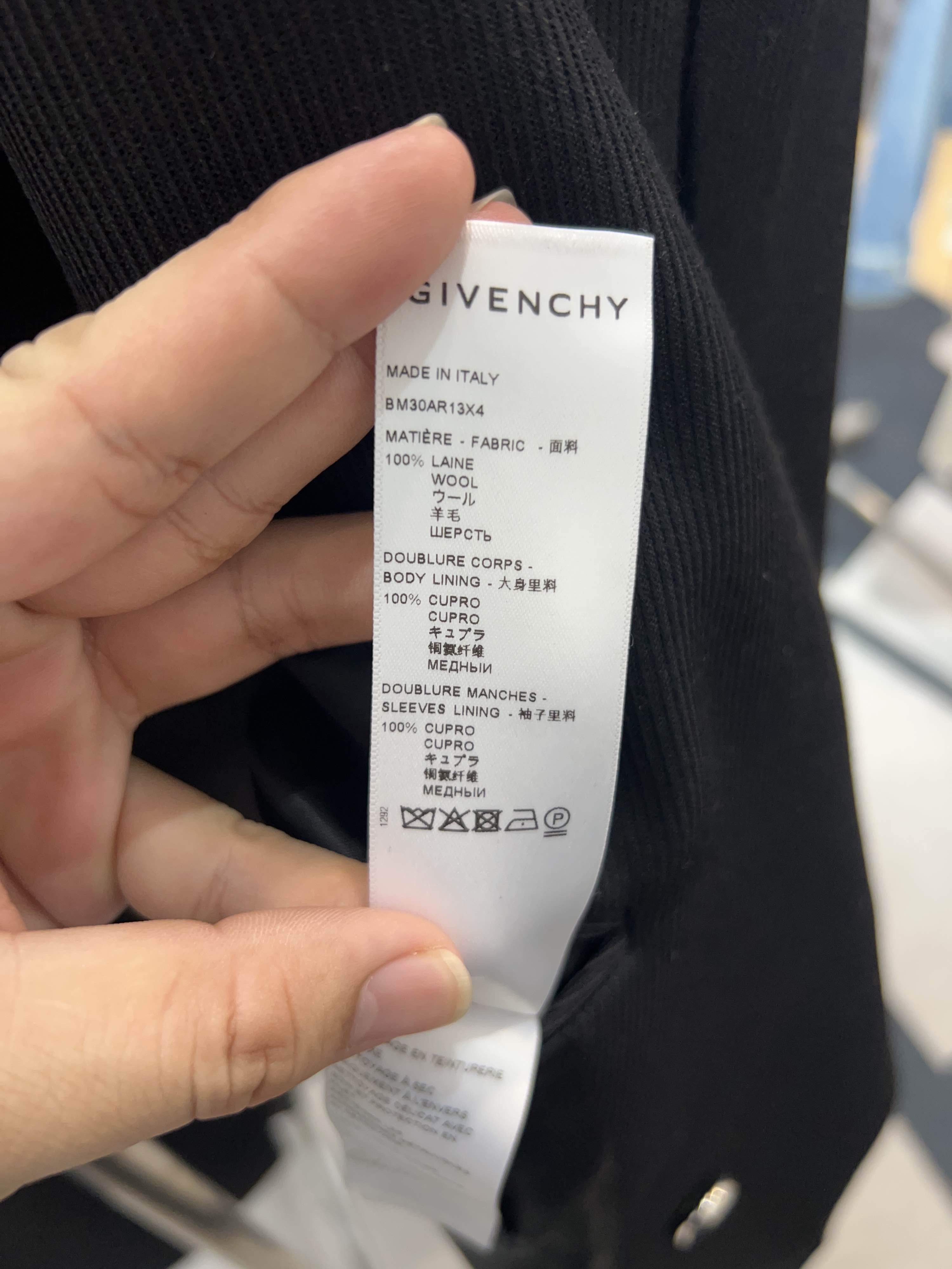 Givenchy Givenchy Padlock Wool Blazer Size 48 Size 38R - 4 Thumbnail