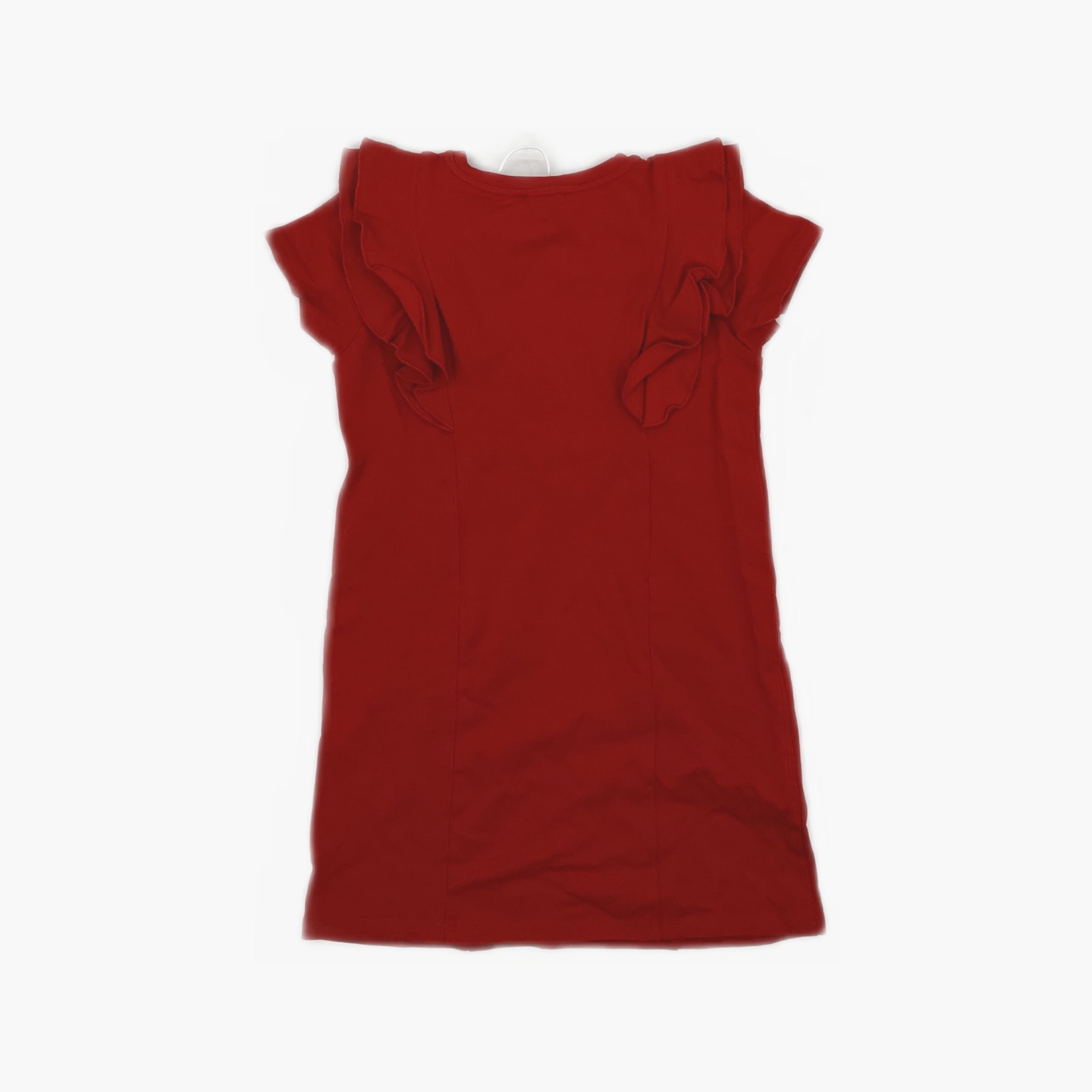 Givenchy Givenchy Red Ruffle Logo Dress Size 6 Size XS / US 0-2 / IT 36-38 - 2 Thumbnail
