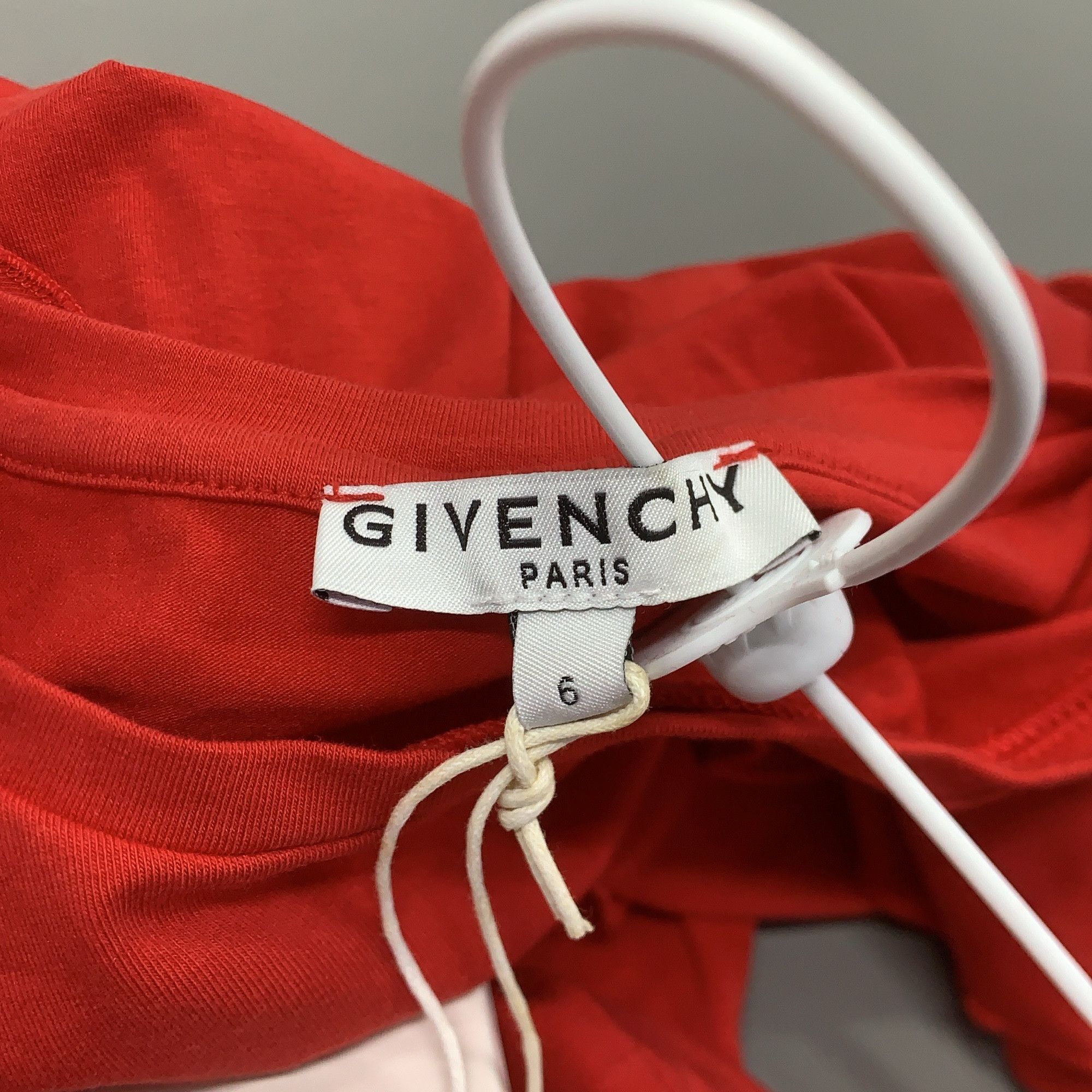 Givenchy Givenchy Red Ruffle Logo Dress Size 6 Size XS / US 0-2 / IT 36-38 - 3 Thumbnail