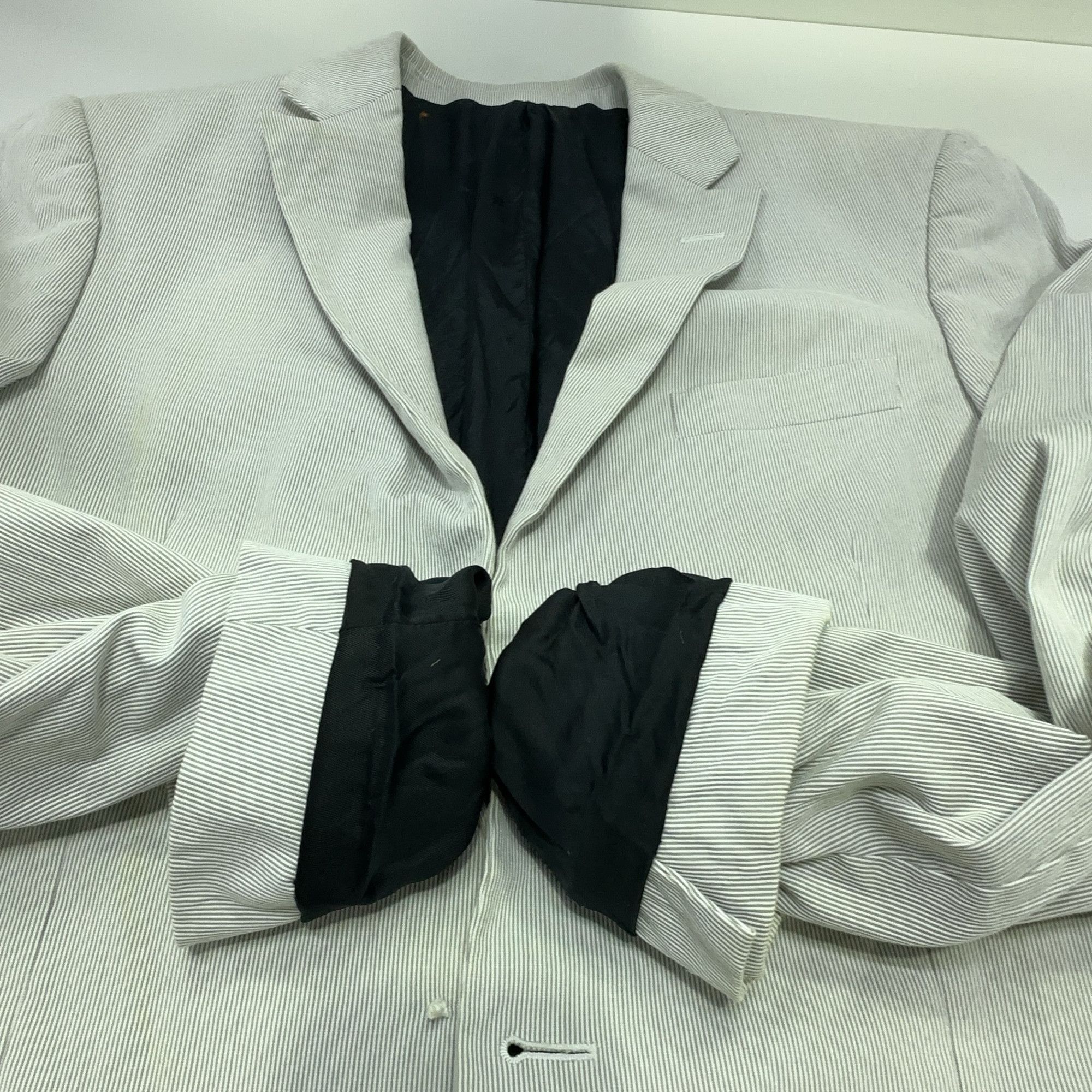 Givenchy Givenchy Striped Blazer 40R Size 40R - 12 Thumbnail