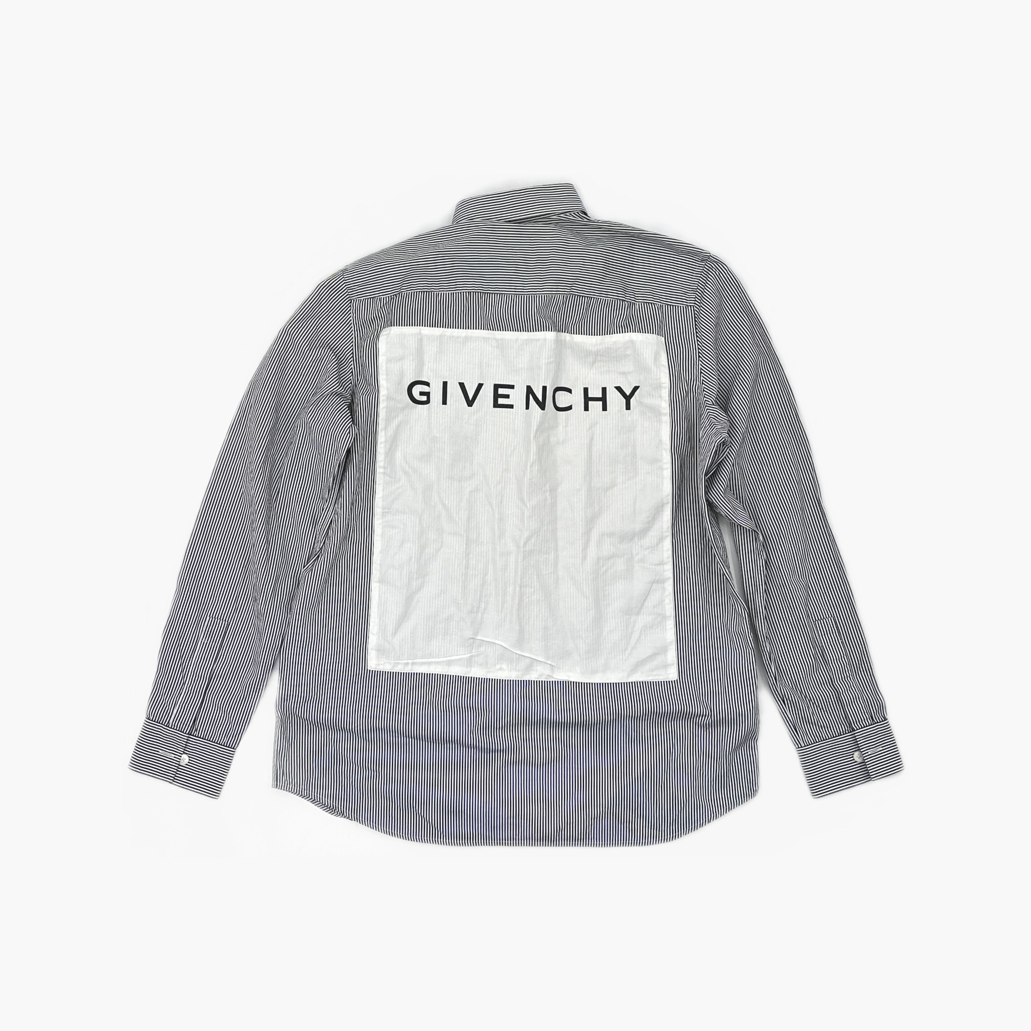 Givenchy Givenchy Logo Back Striped Shirt Size S Size US S / EU 44-46 / 1 - 2 Thumbnail