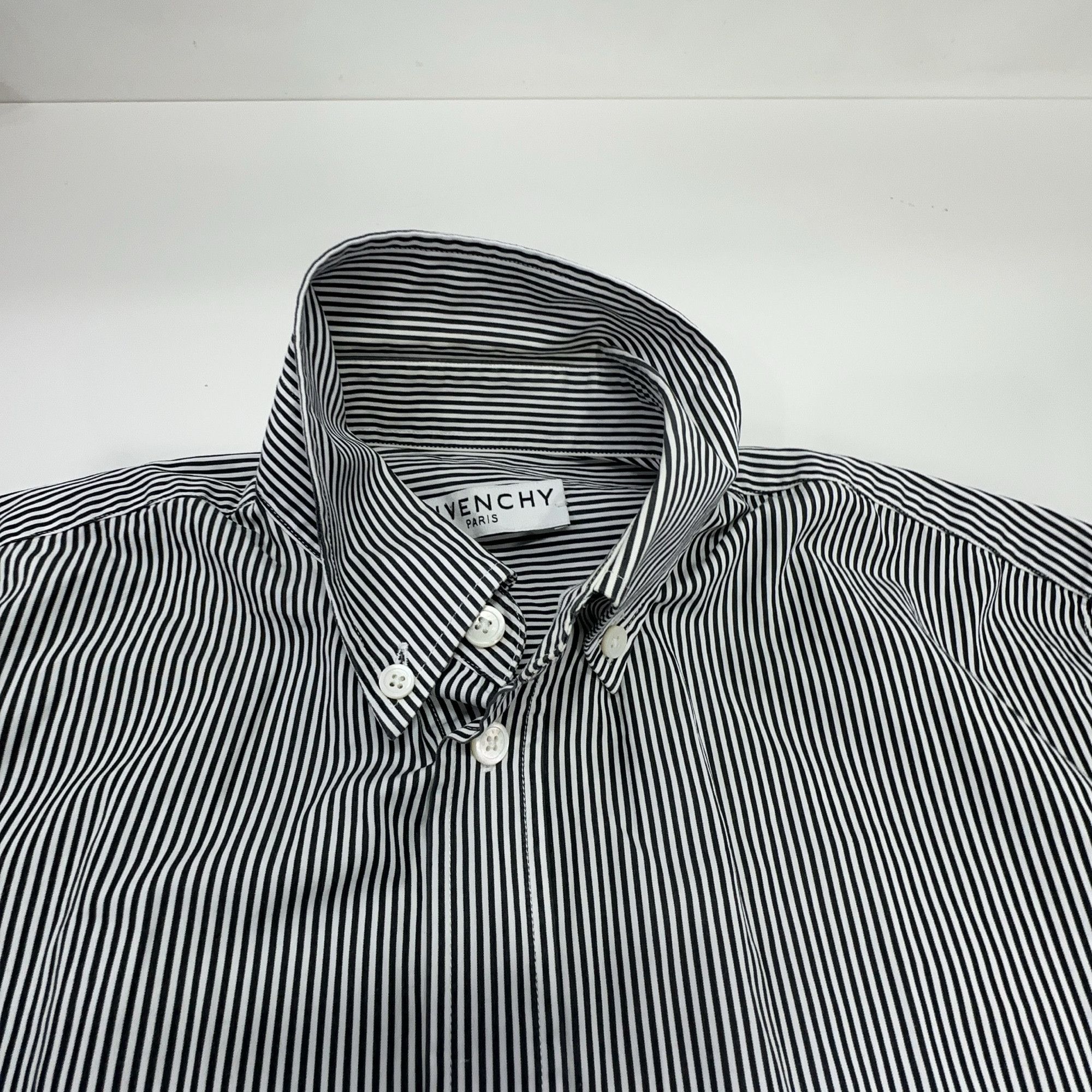 Givenchy Givenchy Logo Back Striped Shirt Size S Size US S / EU 44-46 / 1 - 6 Thumbnail