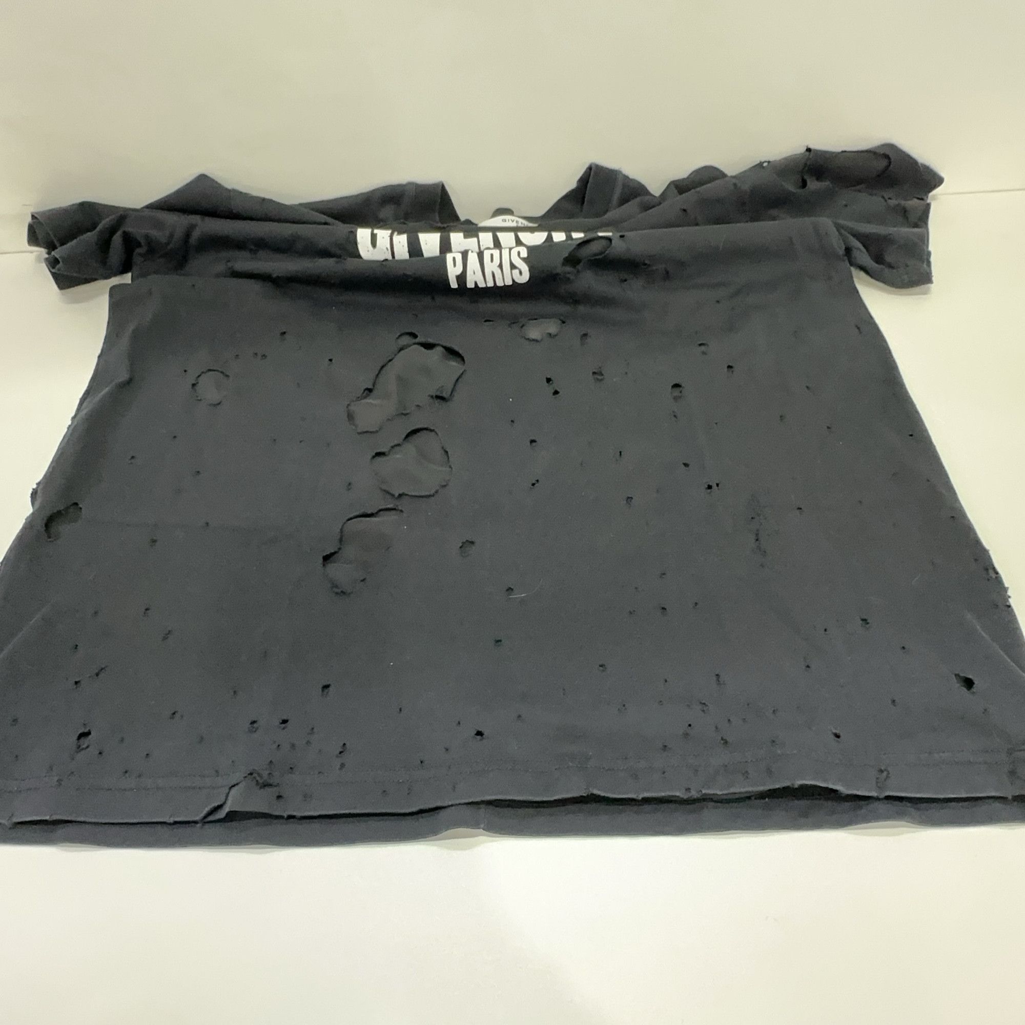 Givenchy Givenchy Distressed Logo T-Shirt XS Size US XS / EU 42 / 0 - 7 Thumbnail