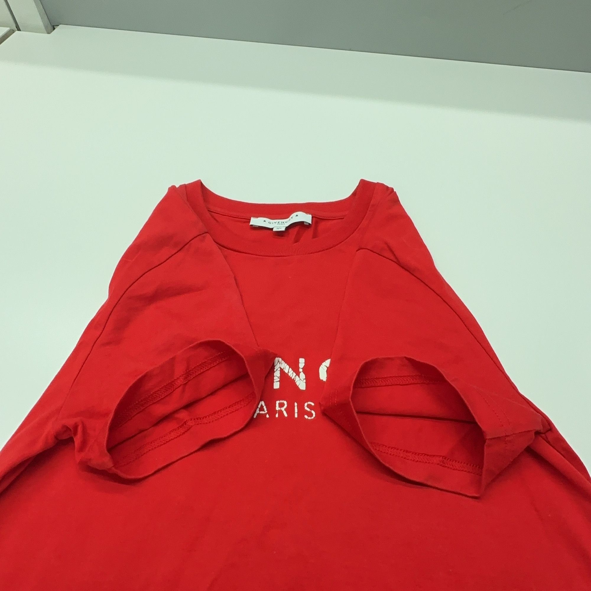 Givenchy Givenchy Logo Red T-Shirt Size XS Size US XS / EU 42 / 0 - 12 Thumbnail