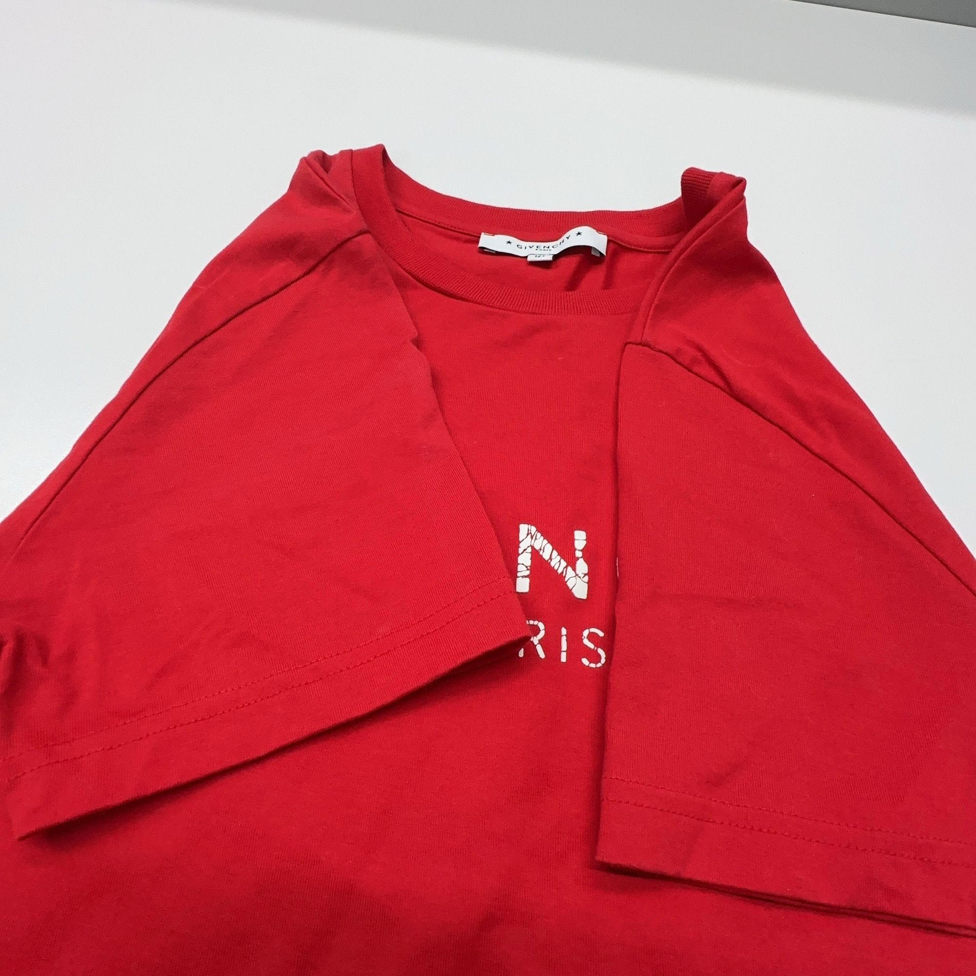 Givenchy Givenchy Logo Red T-Shirt Size XS Size US XS / EU 42 / 0 - 5 Thumbnail
