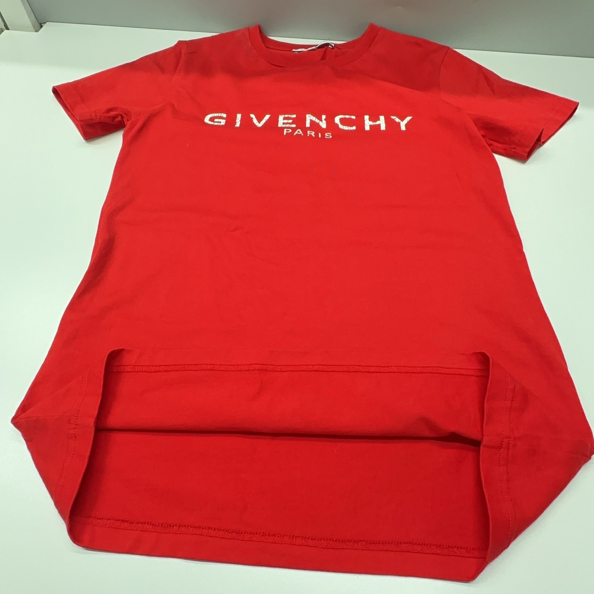 Givenchy Givenchy Logo Red T-Shirt Size XS Size US XS / EU 42 / 0 - 10 Thumbnail