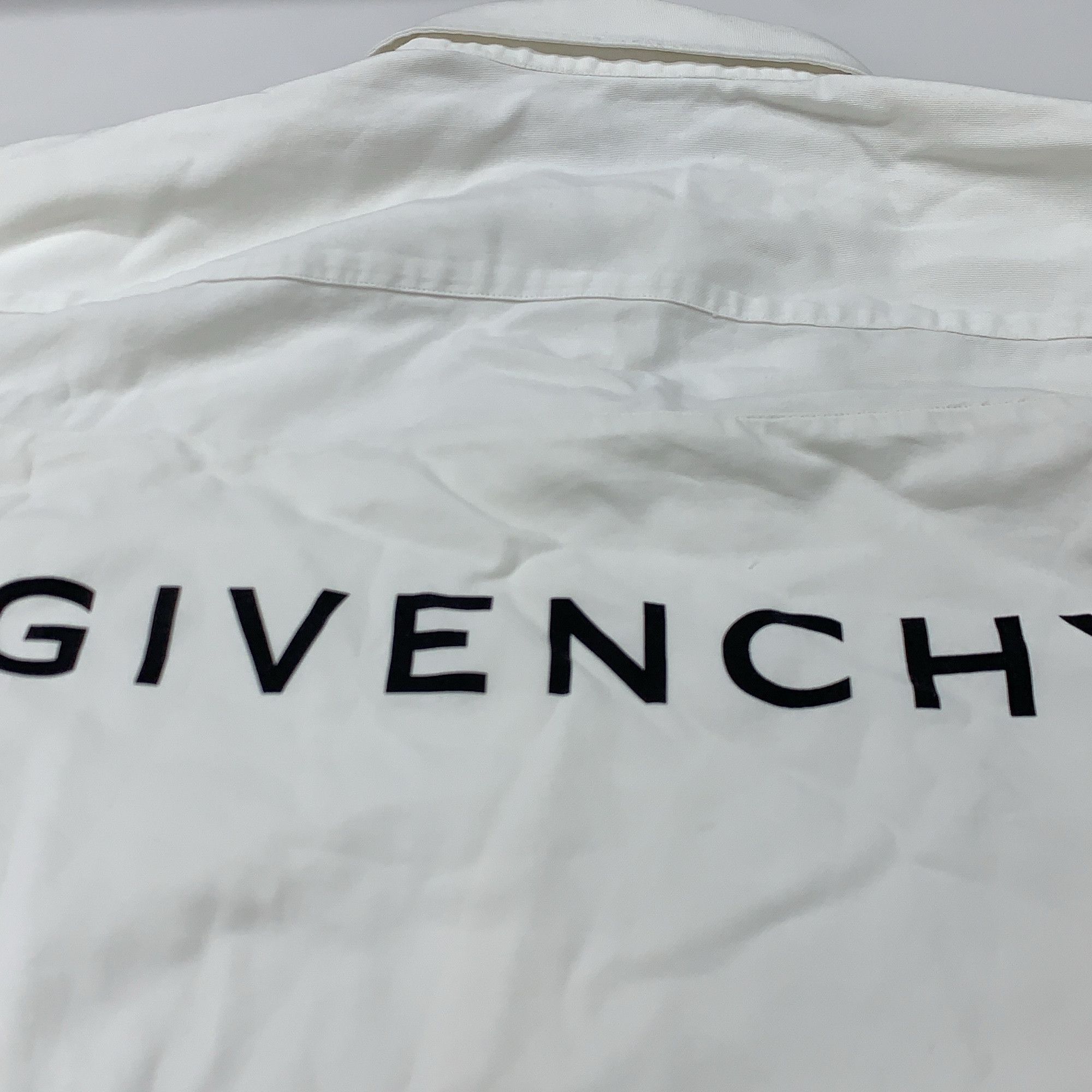Givenchy Givenchy Back Logo Cotton Shirt Size S Size US S / EU 44-46 / 1 - 12 Thumbnail