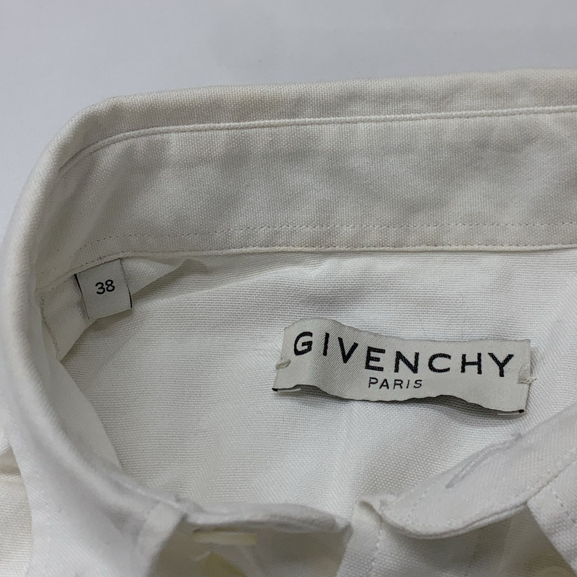 Givenchy Givenchy Back Logo Cotton Shirt Size S Size US S / EU 44-46 / 1 - 5 Thumbnail