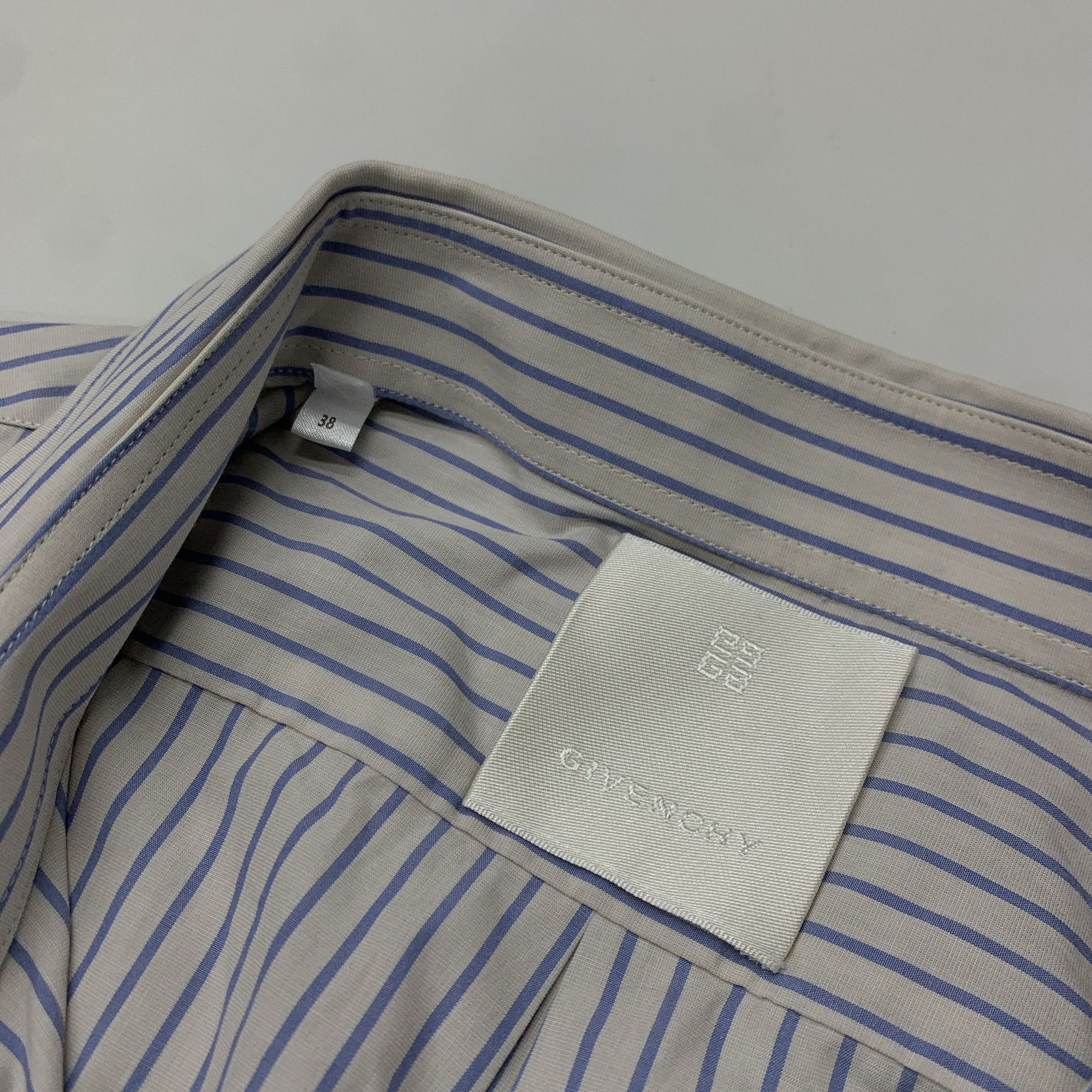 Givenchy Givenchy Striped Short Sleeve Shirt Size 38 Size US S / EU 44-46 / 1 - 4 Thumbnail