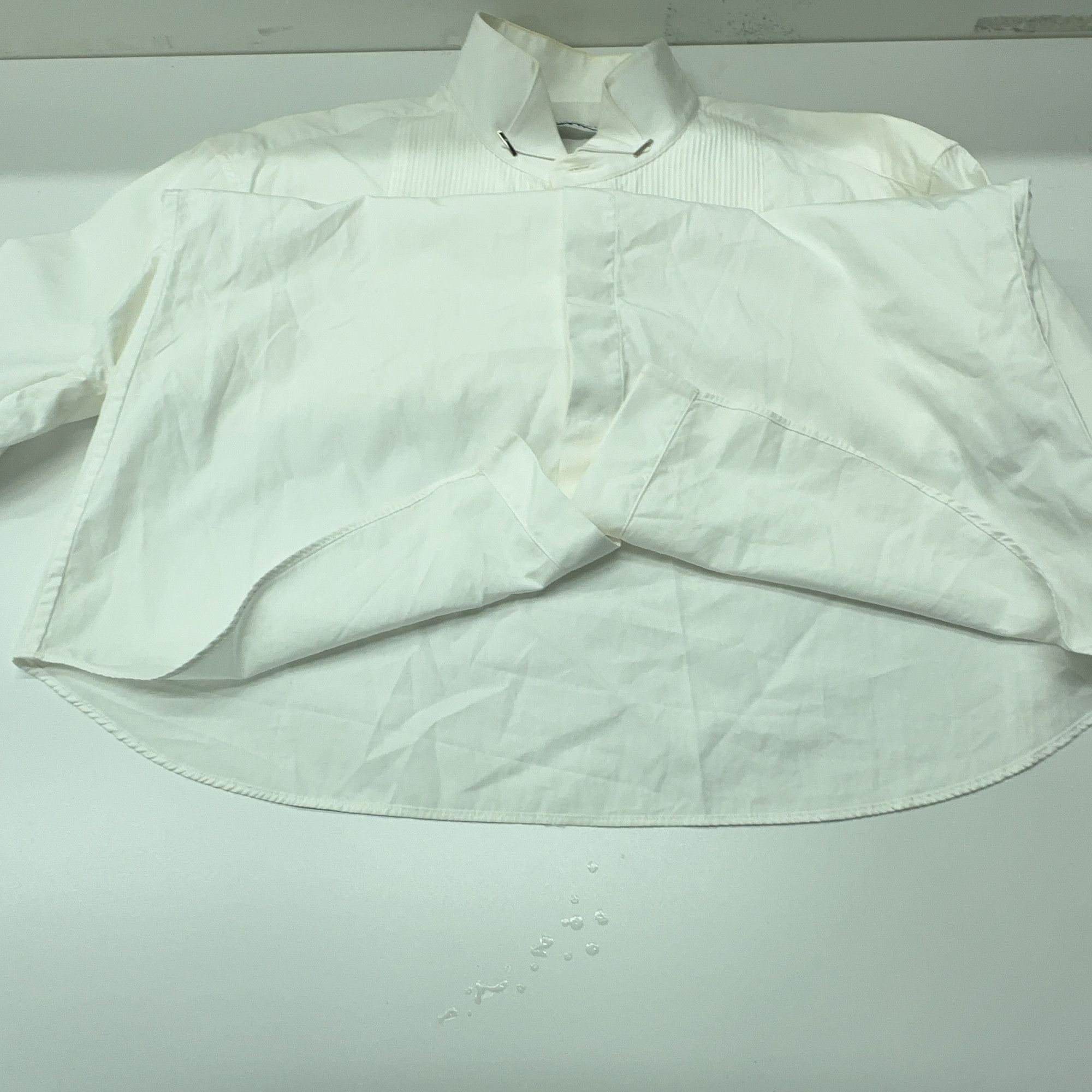 Givenchy Givenchy Pleated Bib White Shirt Size 40 Size US XXS / EU 40 - 6 Thumbnail