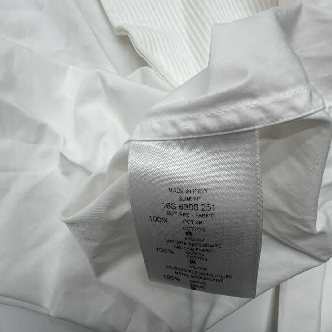 Givenchy Givenchy Pleated Bib White Shirt Size 40 Size US XXS / EU 40 - 3 Thumbnail