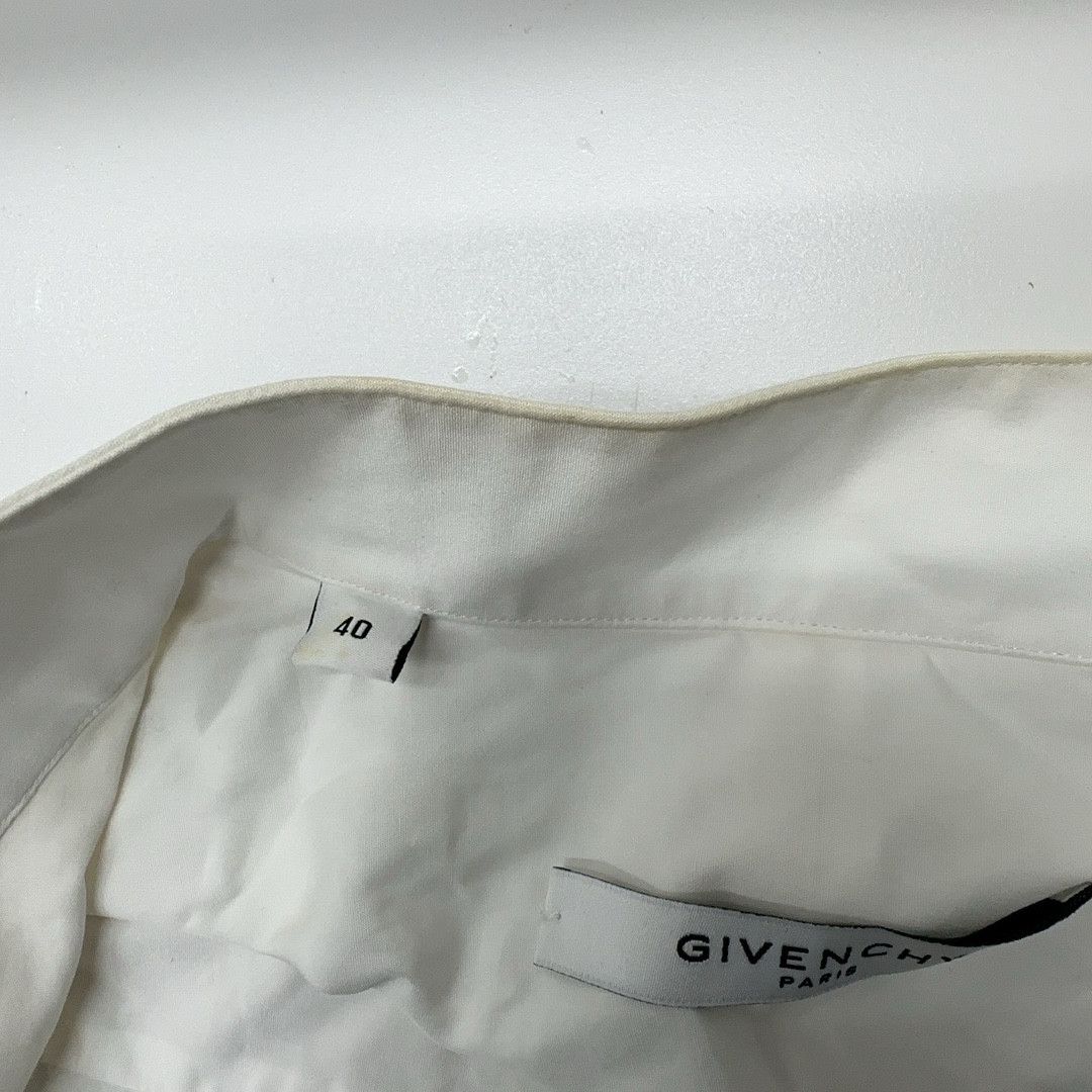 Givenchy Givenchy Pleated Bib White Shirt Size 40 Size US XXS / EU 40 - 4 Thumbnail