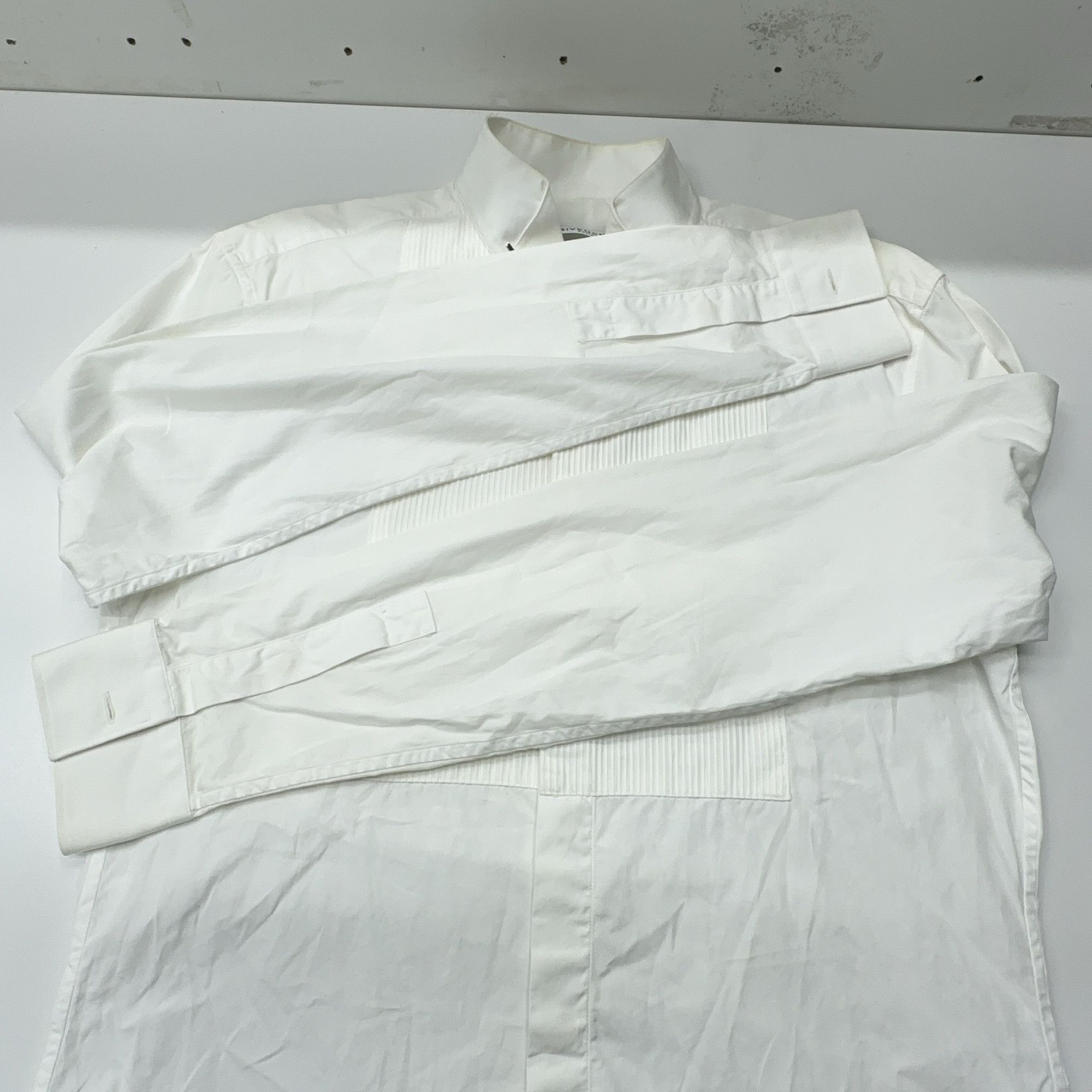Givenchy Givenchy Pleated Bib White Shirt Size 40 Size US XXS / EU 40 - 7 Thumbnail