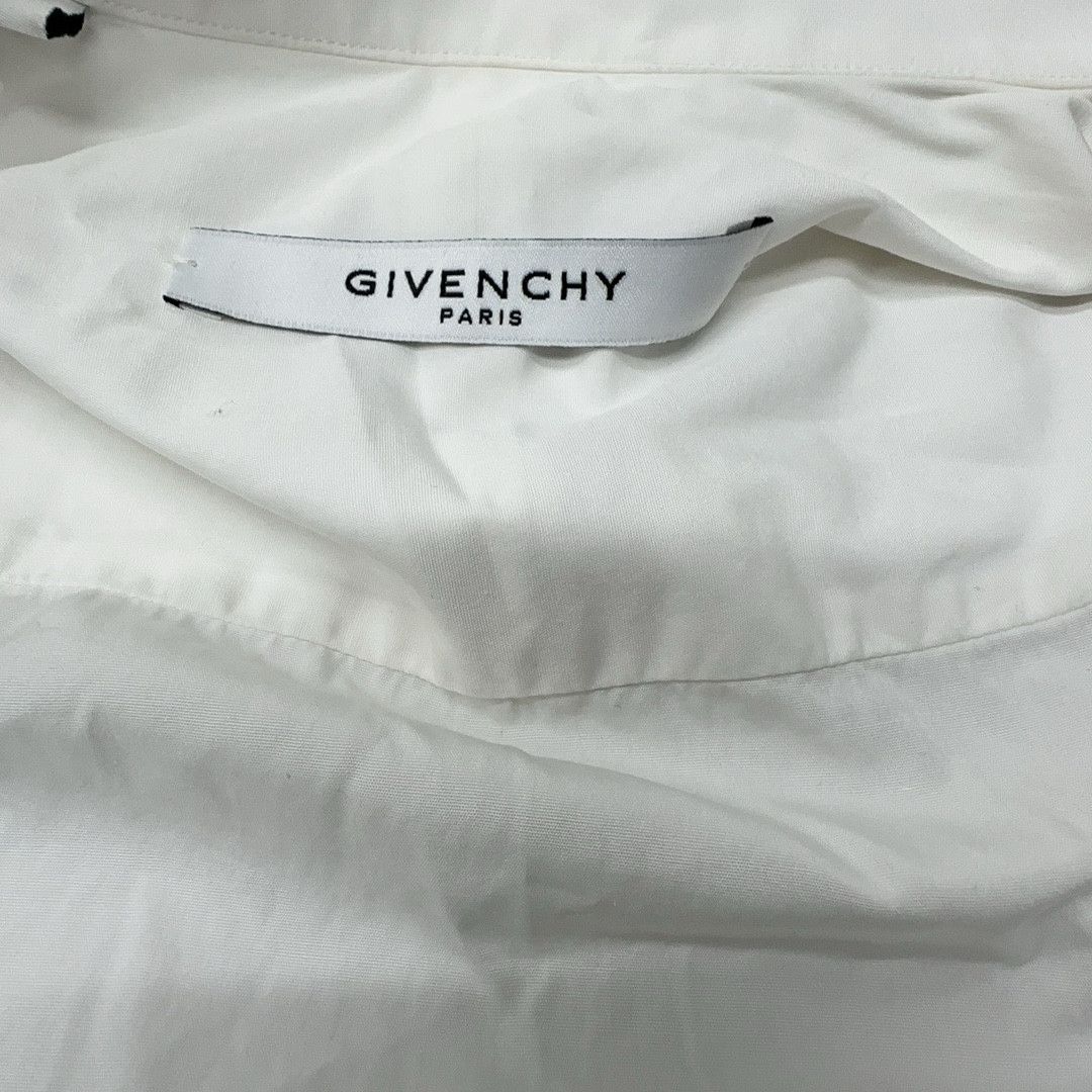 Givenchy Givenchy Pleated Bib White Shirt Size 40 Size US XXS / EU 40 - 5 Thumbnail