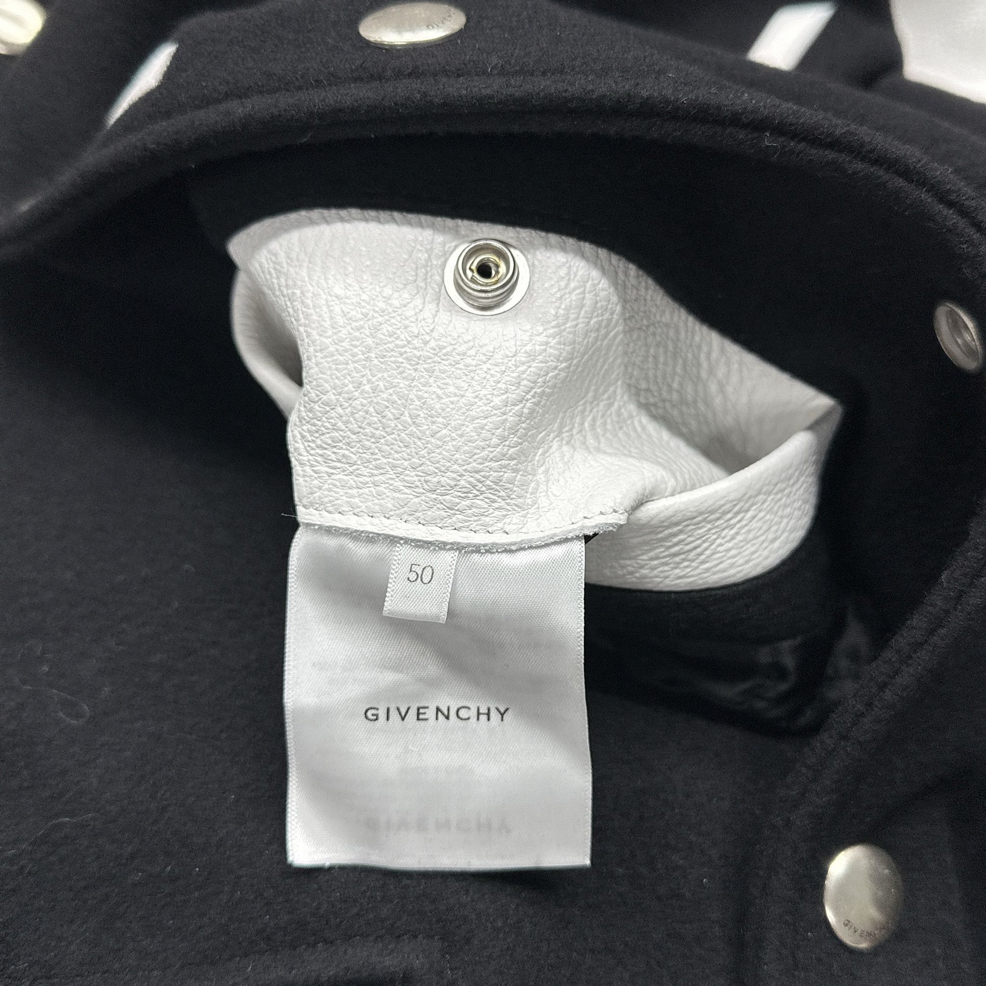 Givenchy Givenchy Logo Wool Leather Varsity Bomber Jacket Size 50 Size US M / EU 48-50 / 2 - 5 Thumbnail