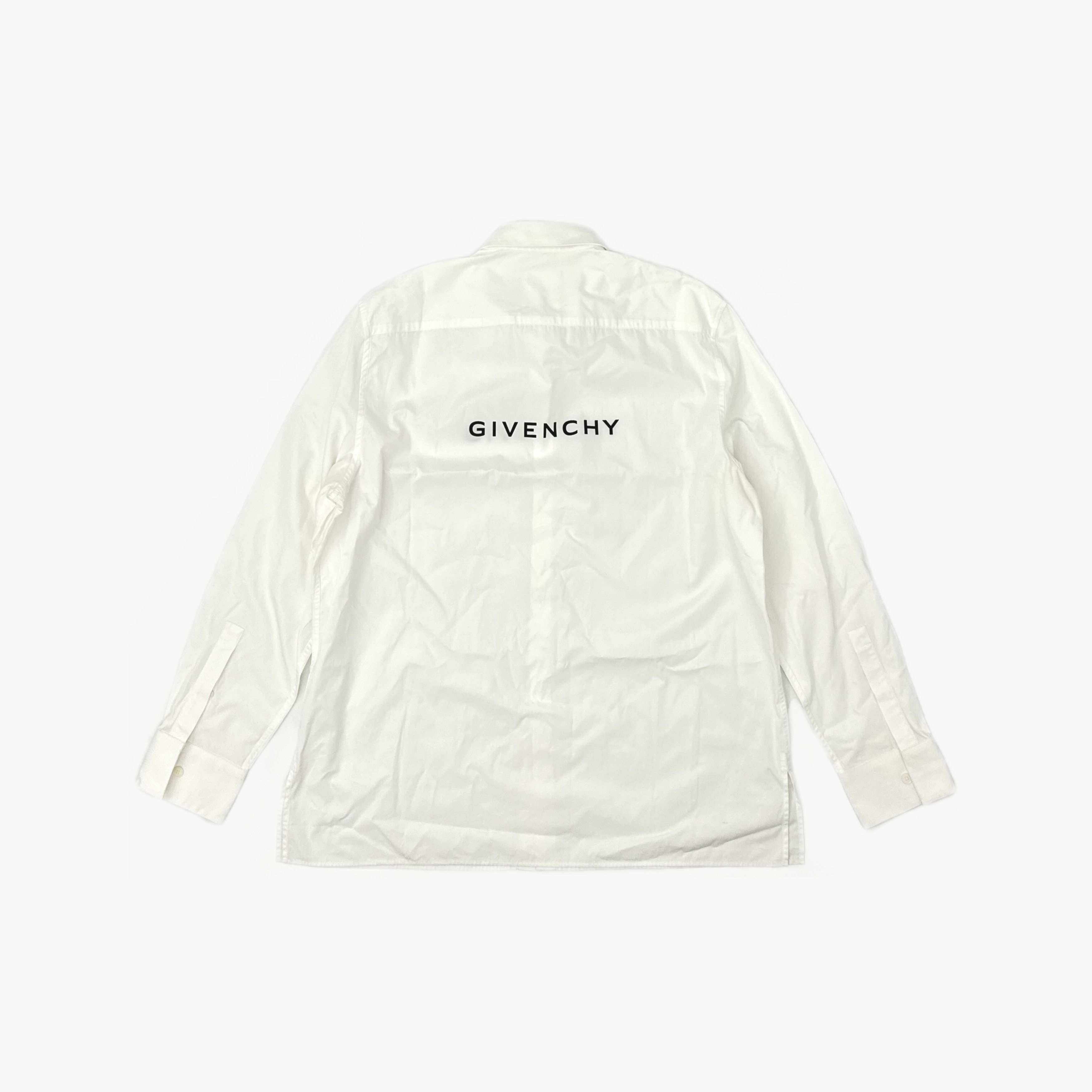 Givenchy Givenchy Logo Button Up Shirt Size L Size US XS / EU 42 / 0 - 2 Thumbnail