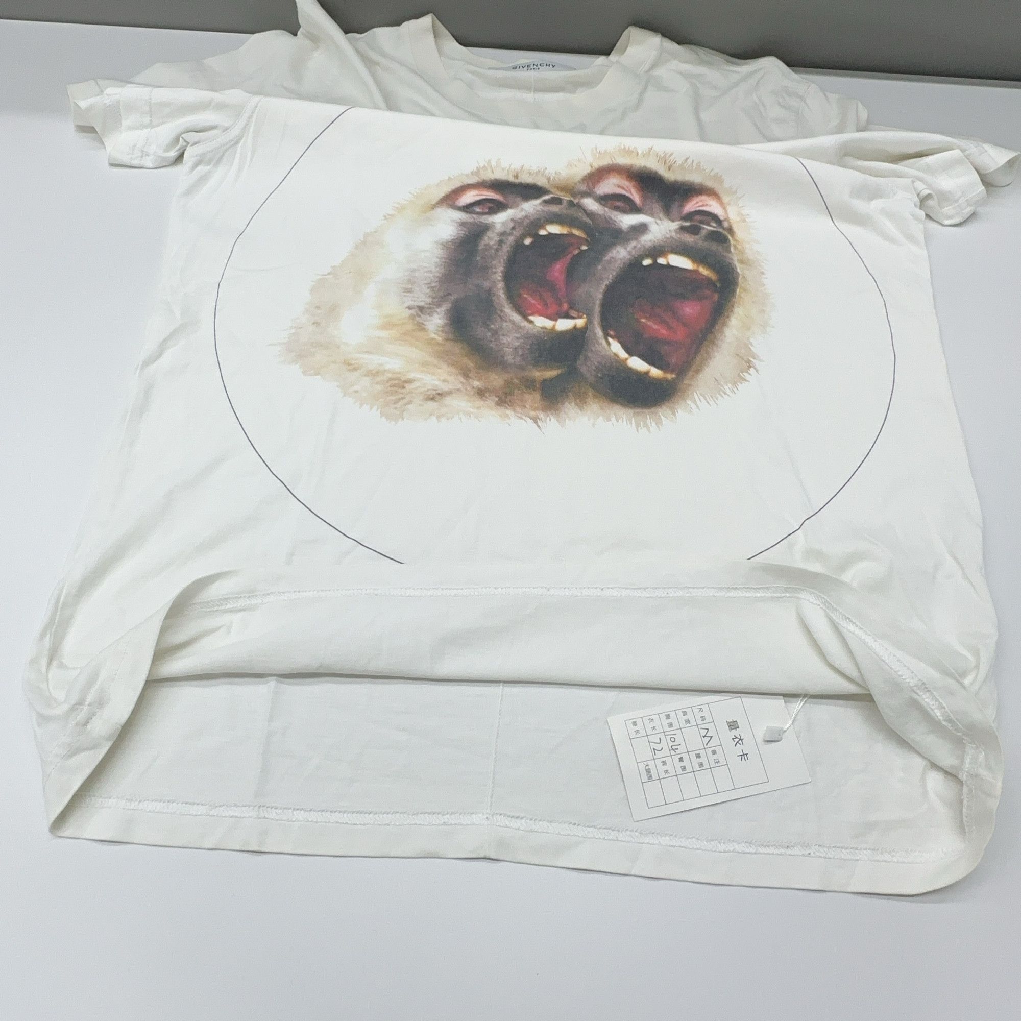 Givenchy Givenchy Monkey Print T-Shirt Size M Size US M / EU 48-50 / 2 - 9 Thumbnail
