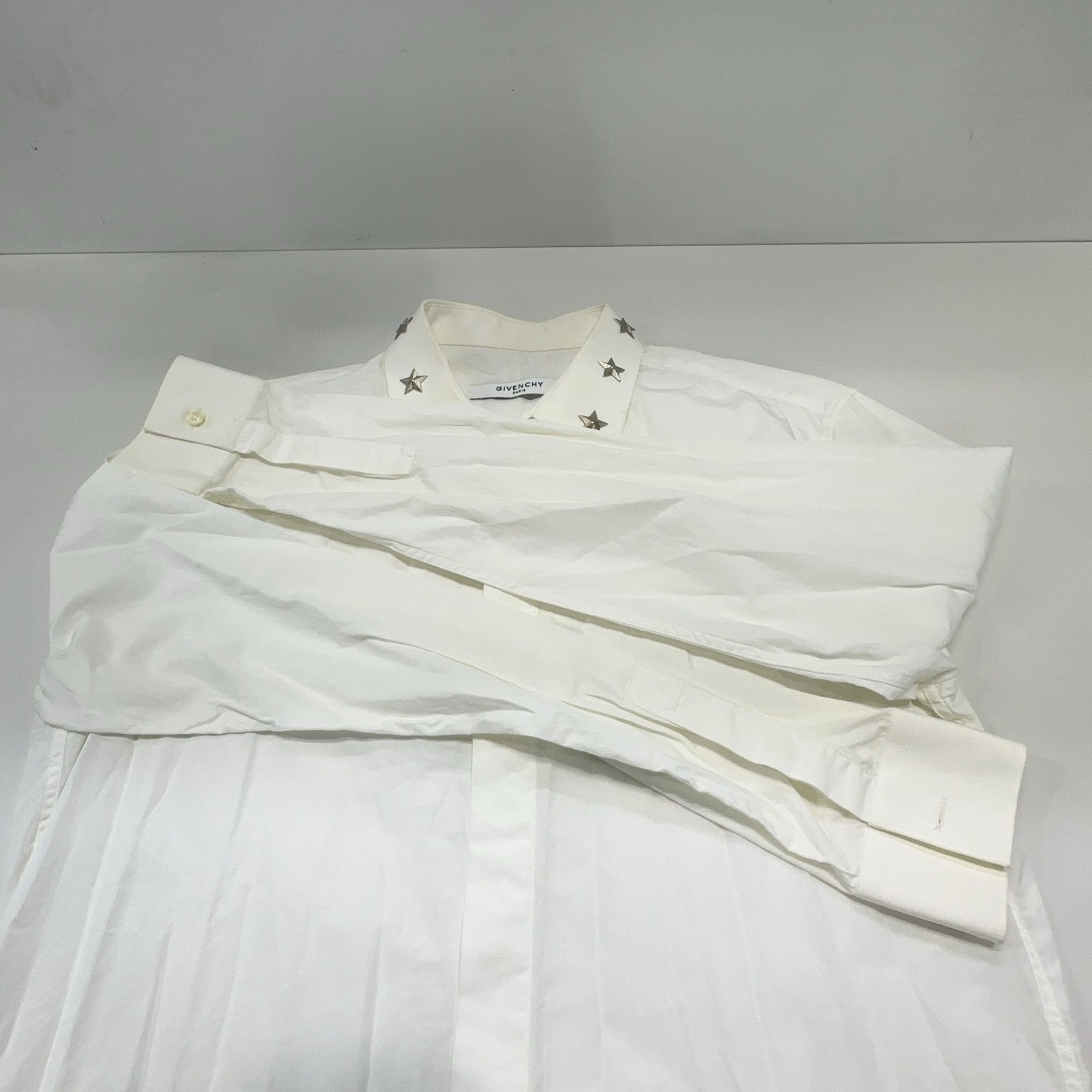 Givenchy Givenchy Star Collar Cotton Shirt Size M Size US M / EU 48-50 / 2 - 9 Thumbnail