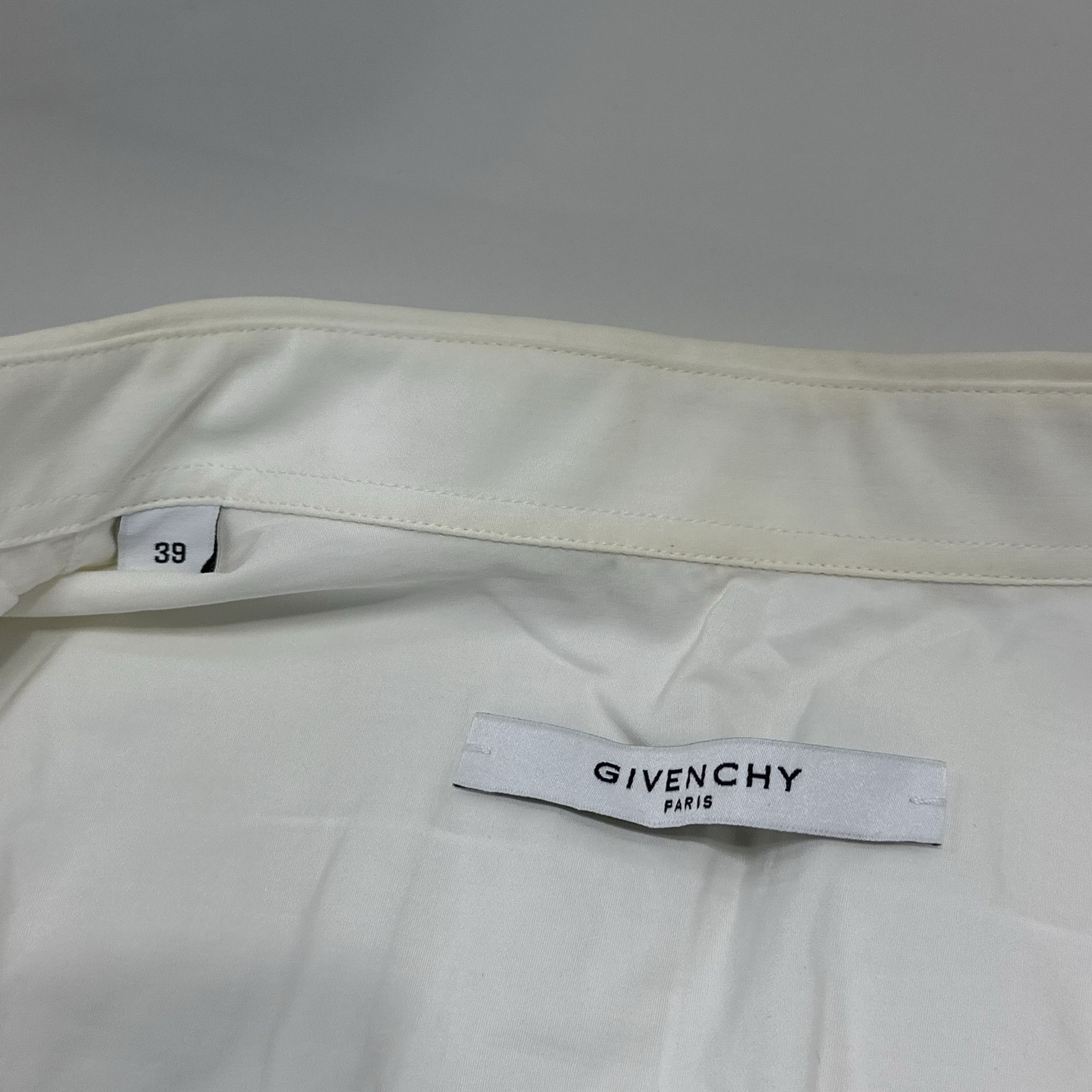Givenchy Givenchy Star Collar Cotton Shirt Size M Size US M / EU 48-50 / 2 - 3 Thumbnail