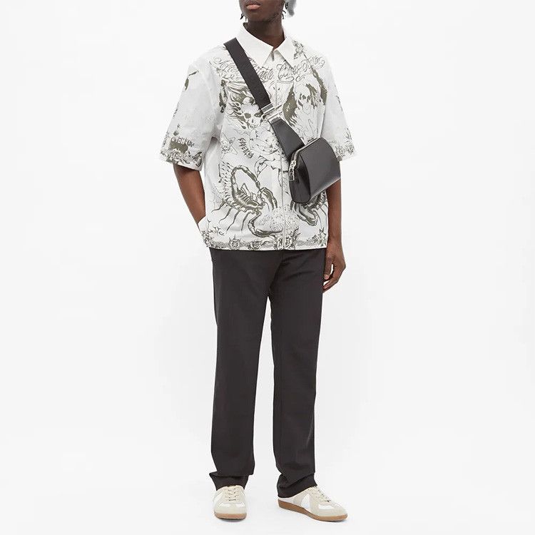 Givenchy Givenchy Graphic Print Zip-Up Shirt Size L Size US L / EU 52-54 / 3 - 9 Thumbnail