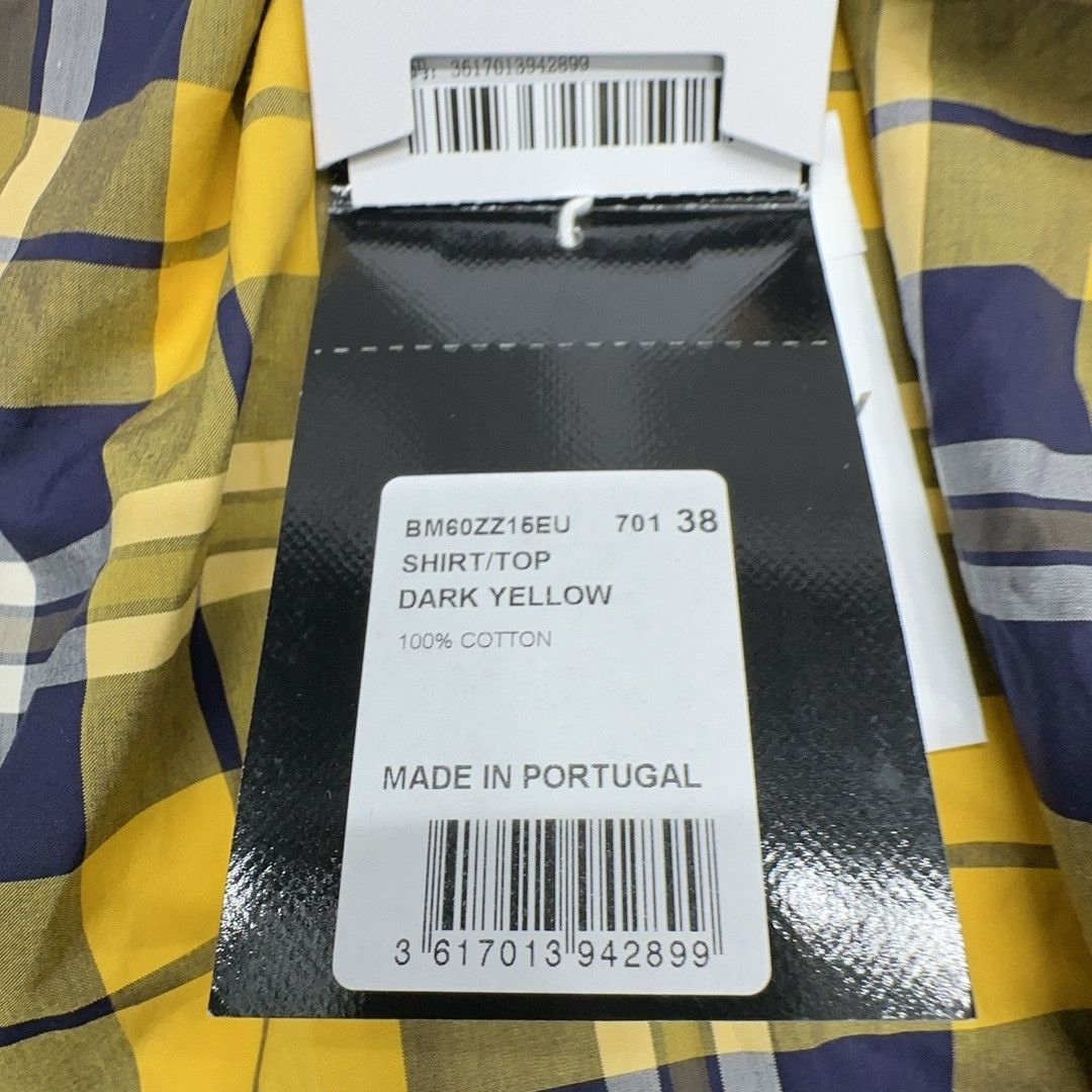Givenchy Givenchy Yellow Plaid Short Sleeve Shirt Size 38 Size US S / EU 44-46 / 1 - 4 Thumbnail