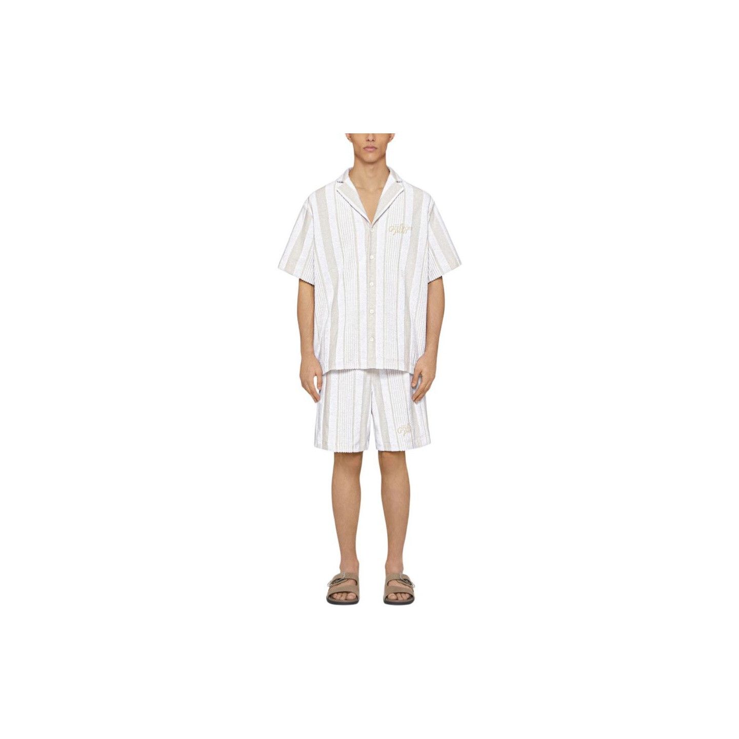 Givenchy Givenchy Striped Logo Button Up Shirt Size S Size US S / EU 44-46 / 1 - 7 Thumbnail
