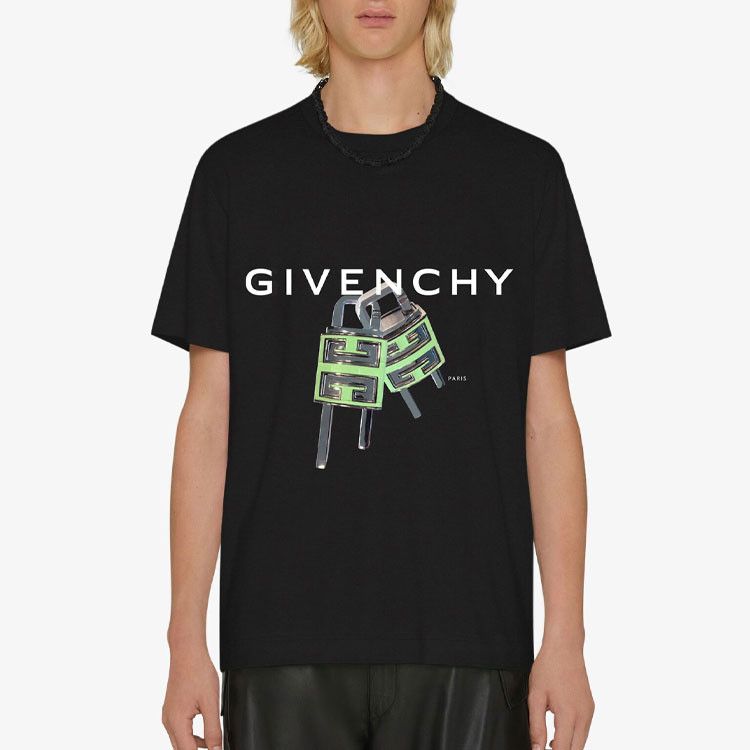 Givenchy Givenchy Padlock Graphic T-Shirt Size M Size US M / EU 48-50 / 2 - 7 Thumbnail