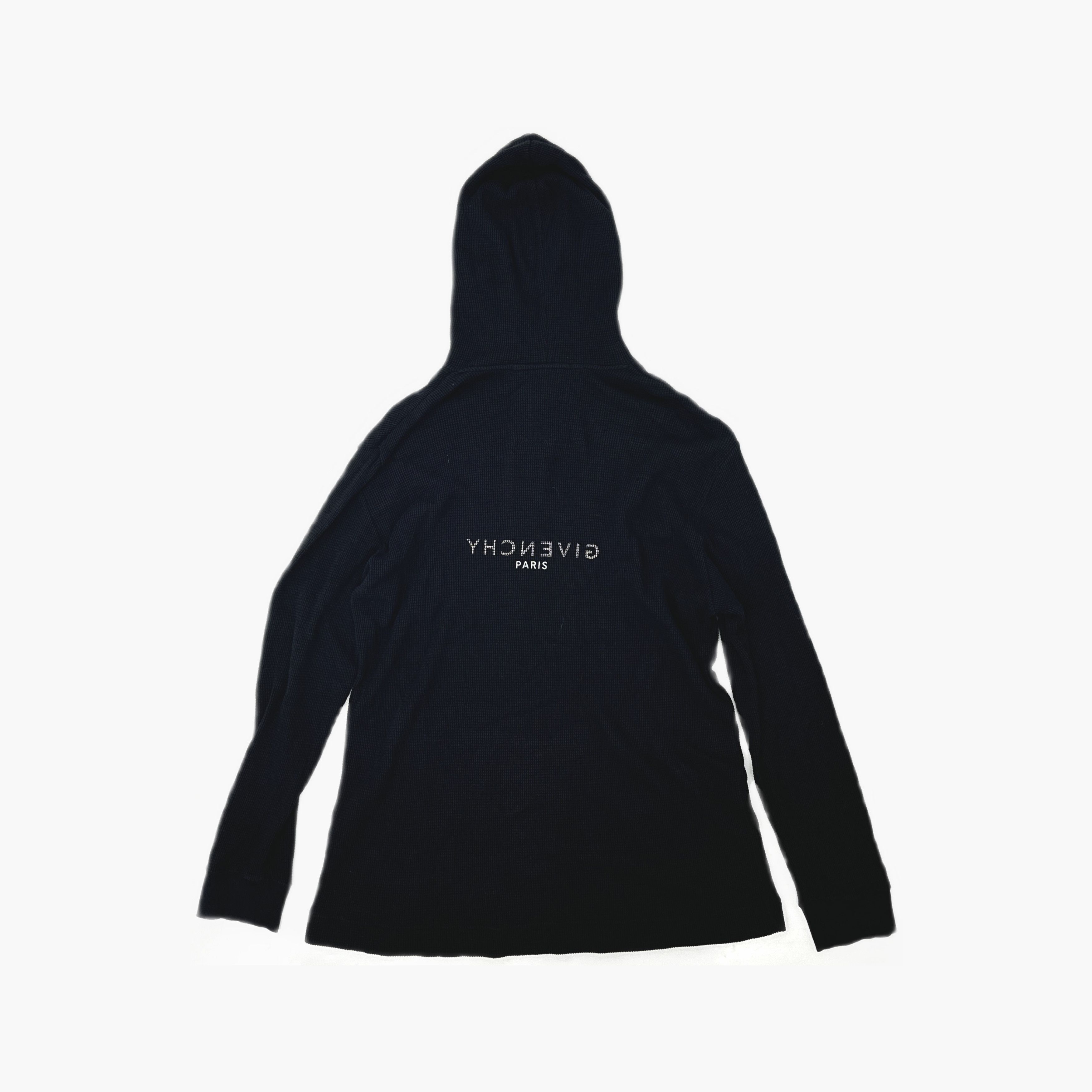 Givenchy Givenchy Waffle Knit Logo Hoodie Size M Size US M / EU 48-50 / 2 - 2 Thumbnail
