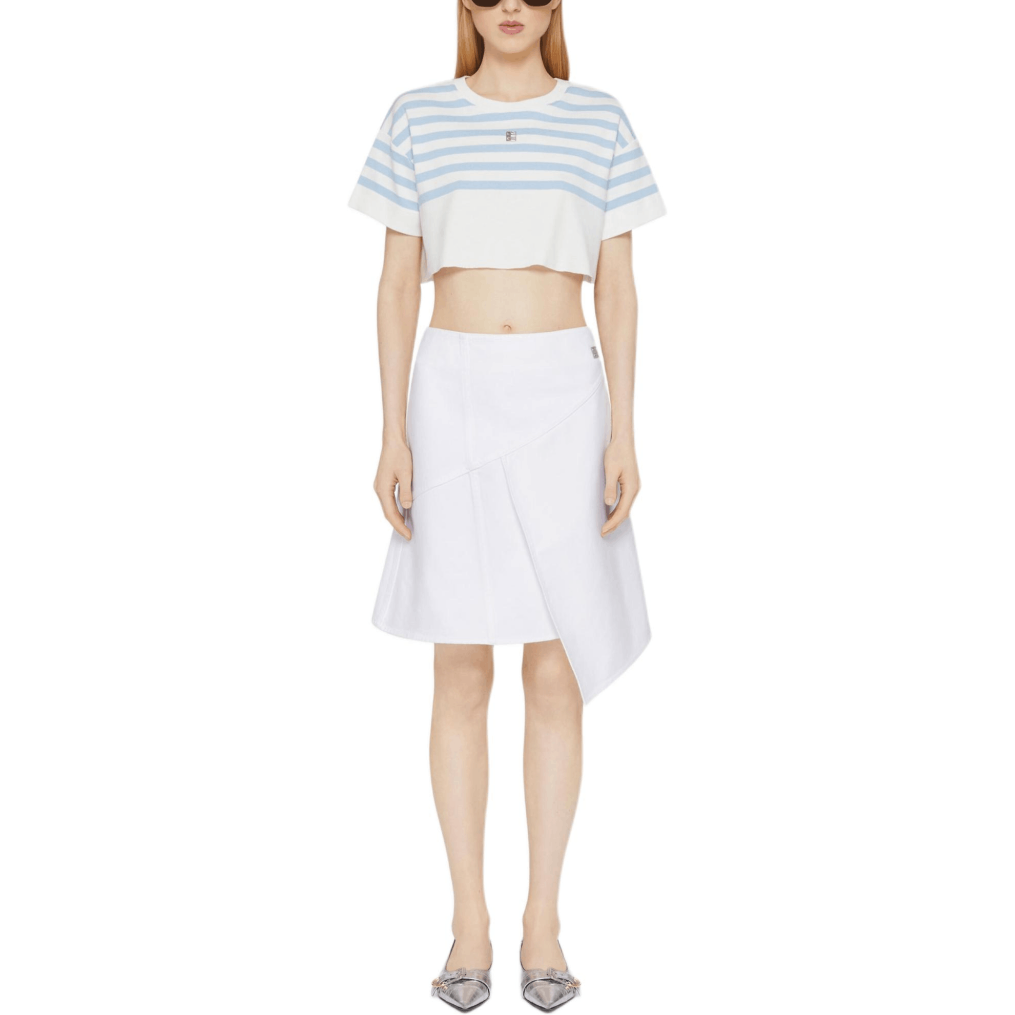 Givenchy Givenchy Striped Crop Top Size L Size L / US 10 / IT 46 - 7 Thumbnail