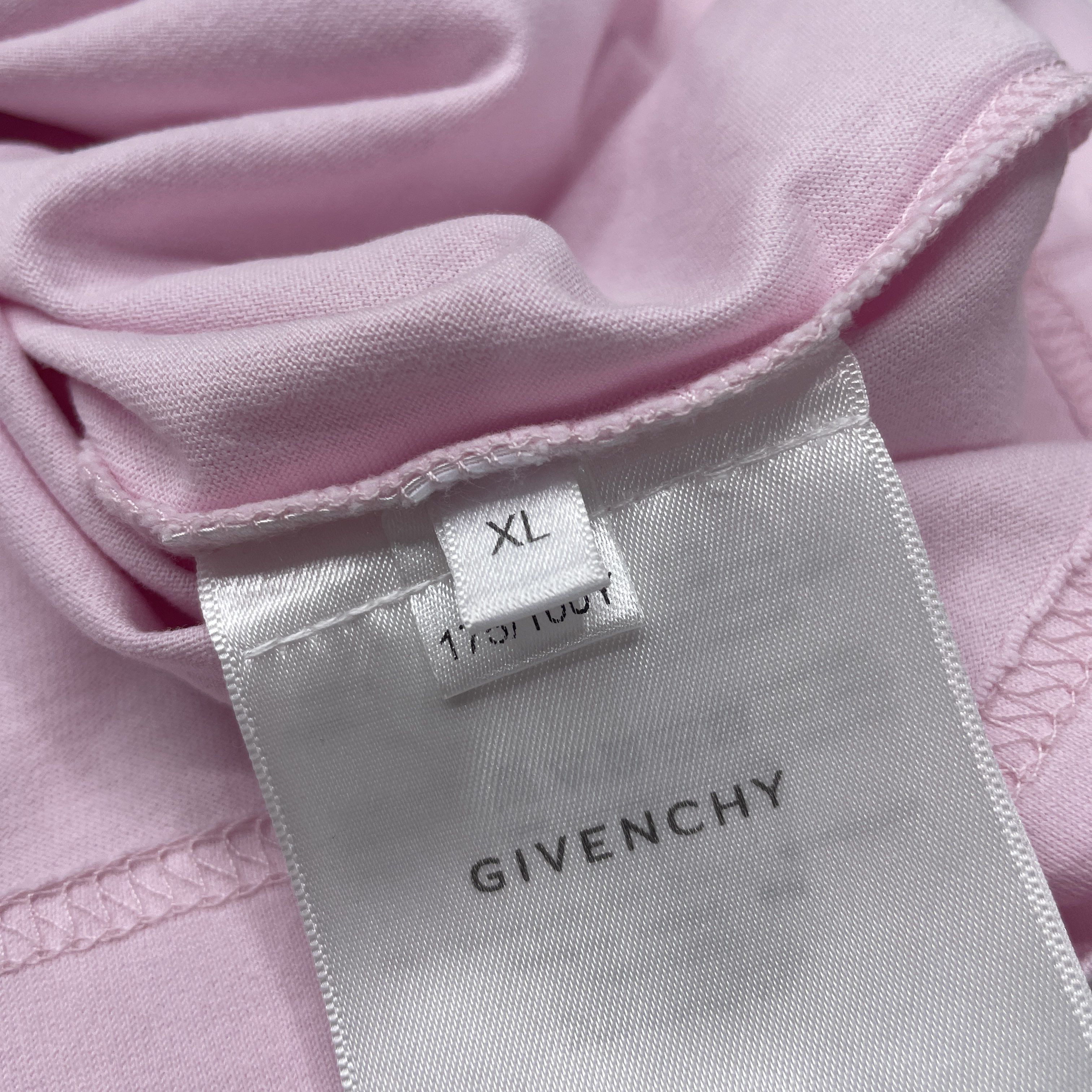Givenchy Givenchy Embroidered Logo T-Shirt Pink Size XL Size XL / US 12-14 / IT 48-50 - 3 Thumbnail