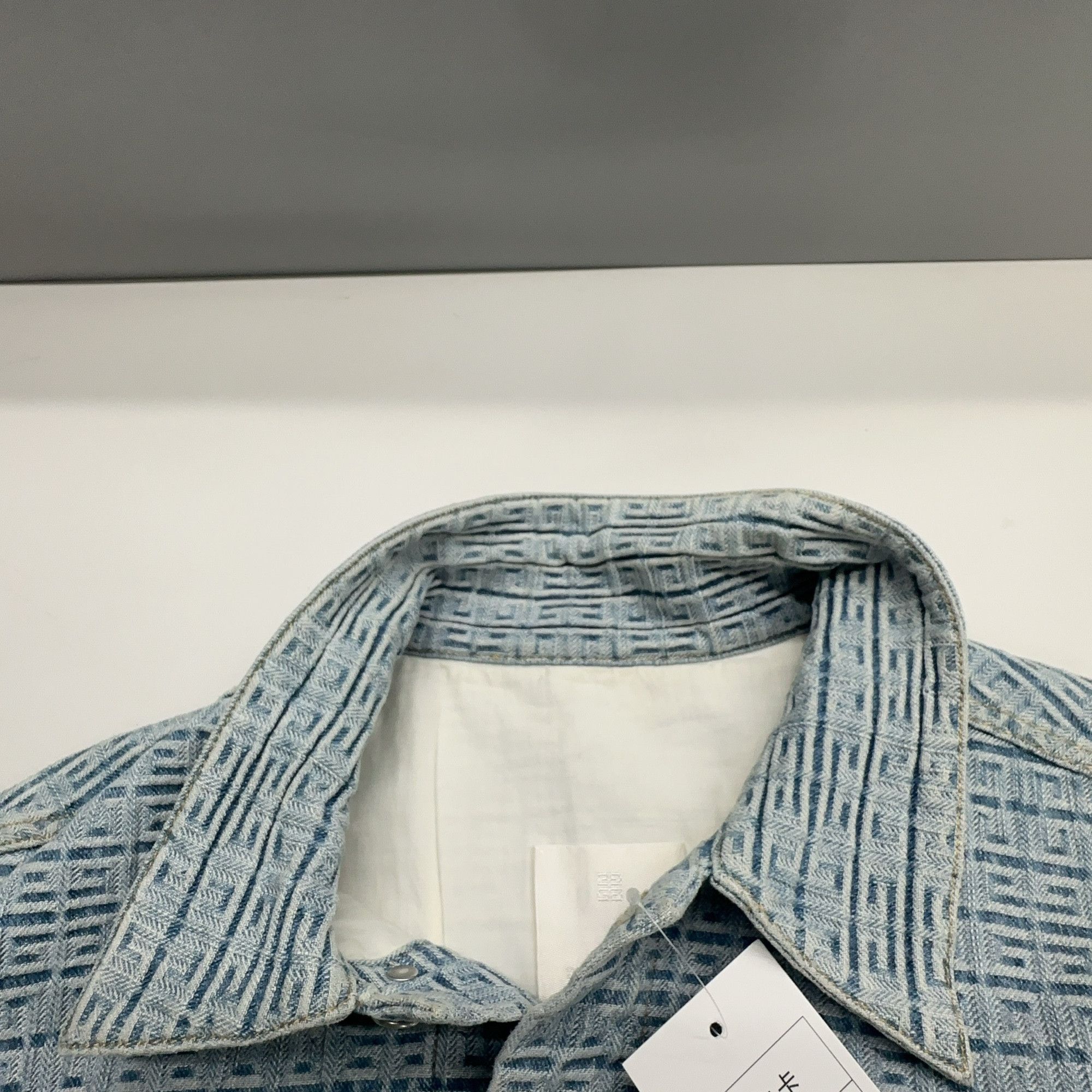Givenchy Givenchy Logo Monogram Denim Vest Size XL Size US XL / EU 56 / 4 - 6 Thumbnail