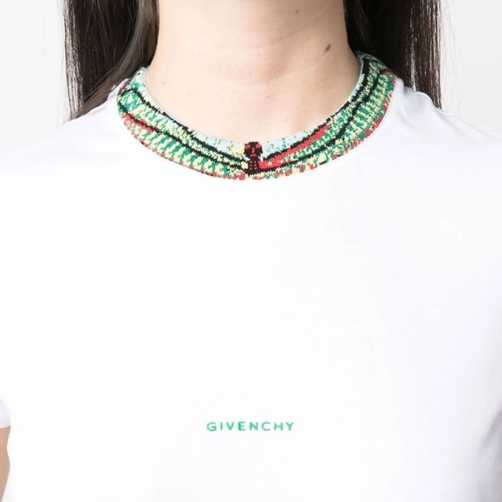 Givenchy Givenchy Embroidered Collar T-Shirt Size XS Size XS / US 0-2 / IT 36-38 - 9 Thumbnail