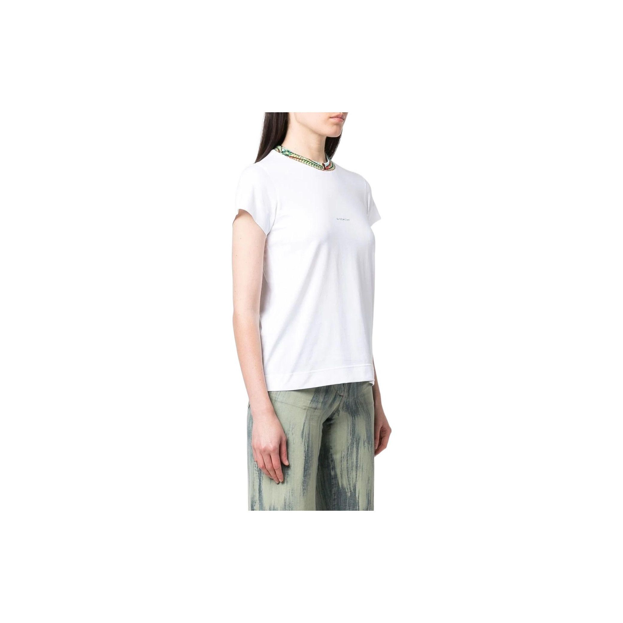 Givenchy Givenchy Embroidered Collar T-Shirt Size XS Size XS / US 0-2 / IT 36-38 - 8 Thumbnail