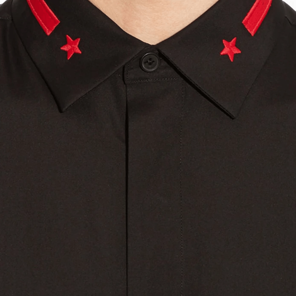 Givenchy Givenchy Red Star Stripe Button Up Shirt Size S Size US S / EU 44-46 / 1 - 15 Thumbnail