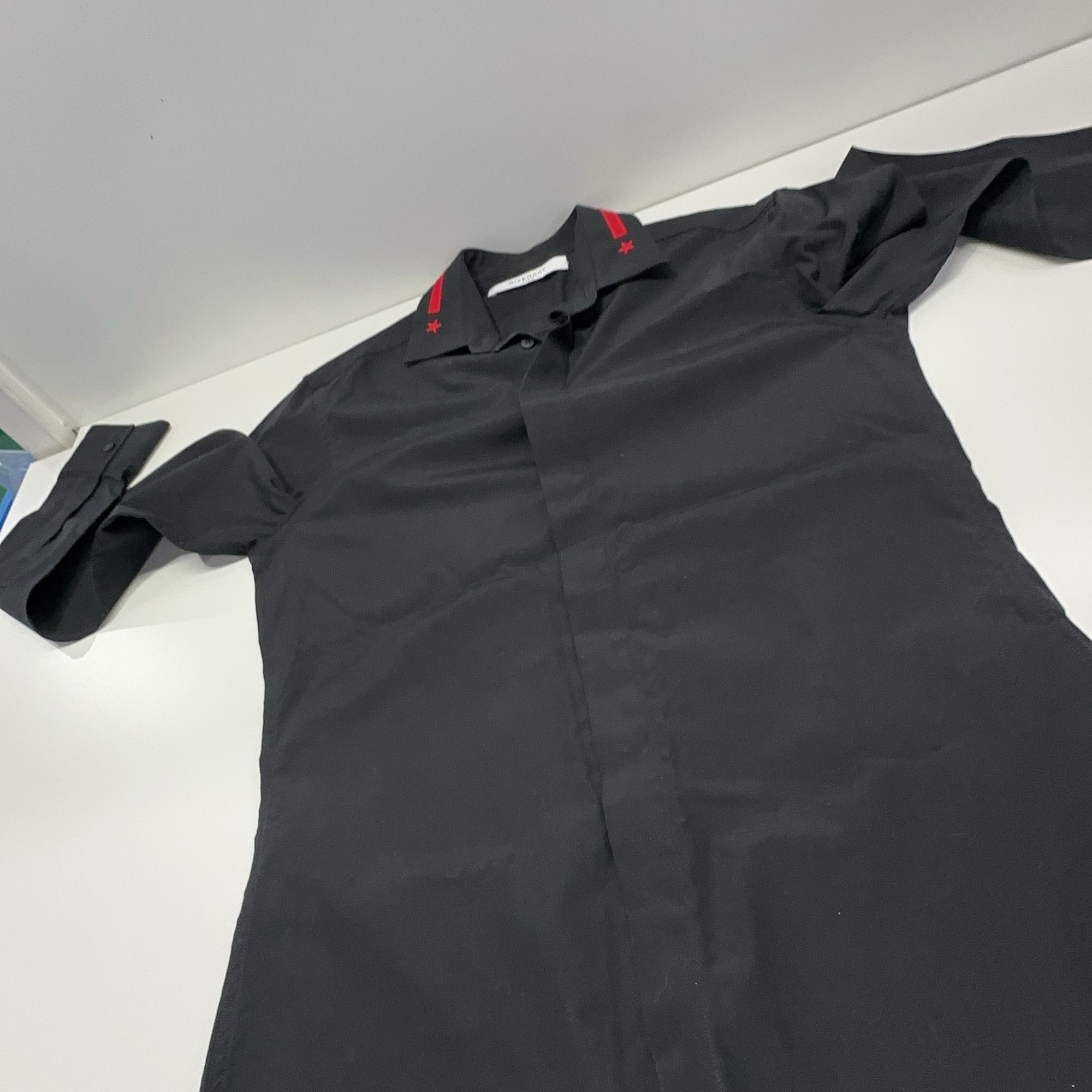 Givenchy Givenchy Red Star Stripe Button Up Shirt Size S Size US S / EU 44-46 / 1 - 6 Thumbnail