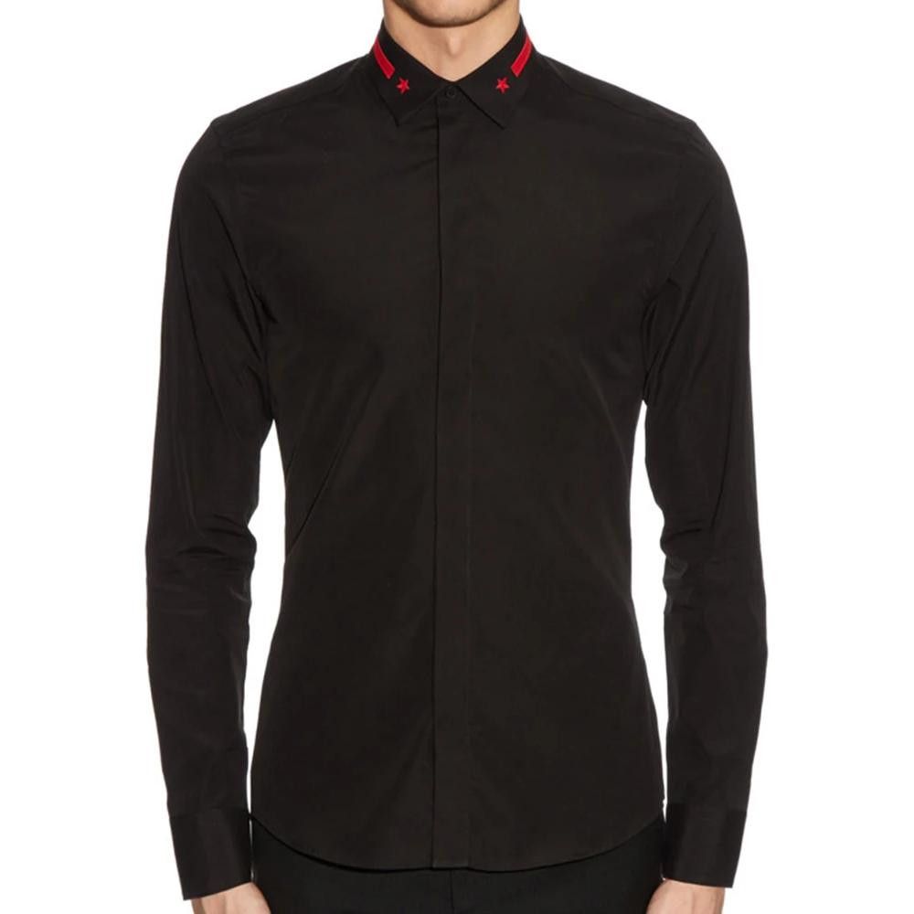 Givenchy Givenchy Red Star Stripe Button Up Shirt Size S Size US S / EU 44-46 / 1 - 13 Thumbnail