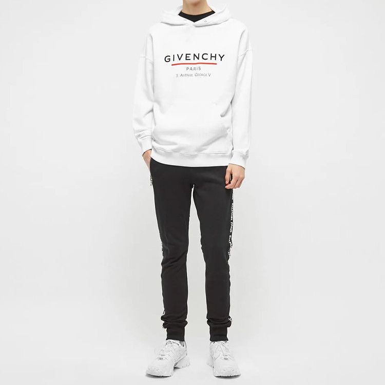 Givenchy Givenchy Logo Hoodie White Size L Size US L / EU 52-54 / 3 - 13 Thumbnail