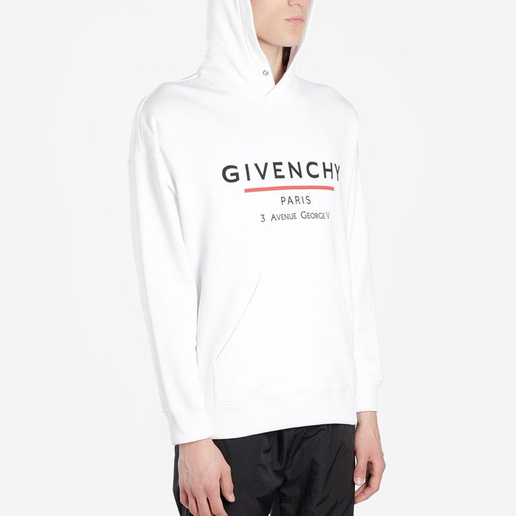 Givenchy Givenchy Logo Hoodie White Size L Size US L / EU 52-54 / 3 - 16 Thumbnail