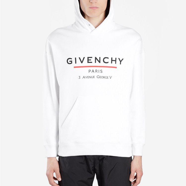 Givenchy Givenchy Logo Hoodie White Size L Size US L / EU 52-54 / 3 - 14 Thumbnail