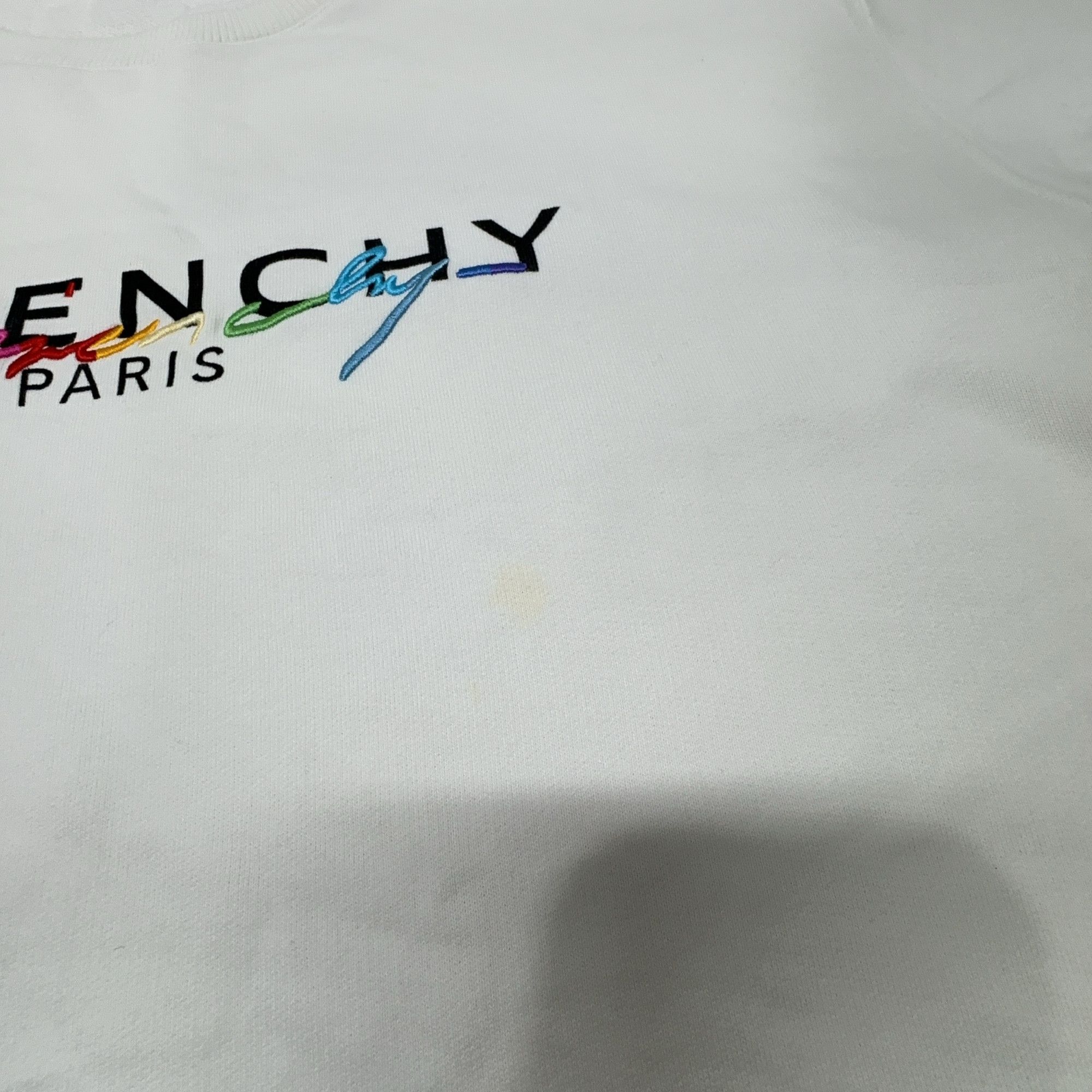 Givenchy Givenchy Rainbow Logo Sweatshirt Size XL Size US XL / EU 56 / 4 - 10 Thumbnail