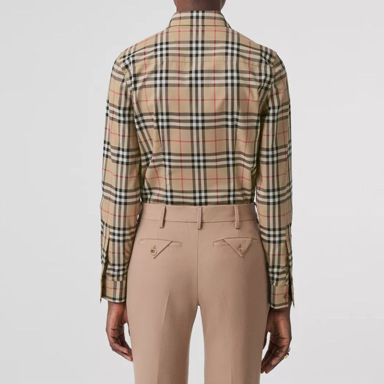 Burberry Burberry Classic Check Button Up Shirt Size US 2 Size XS / US 0-2 / IT 36-38 - 13 Thumbnail