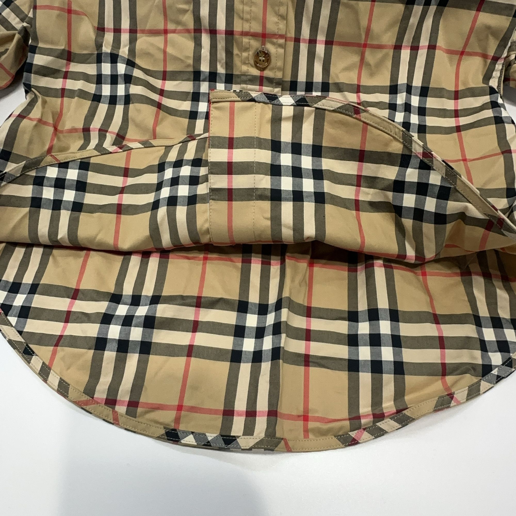 Burberry Burberry Classic Check Button Up Shirt Size US 2 Size XS / US 0-2 / IT 36-38 - 8 Thumbnail