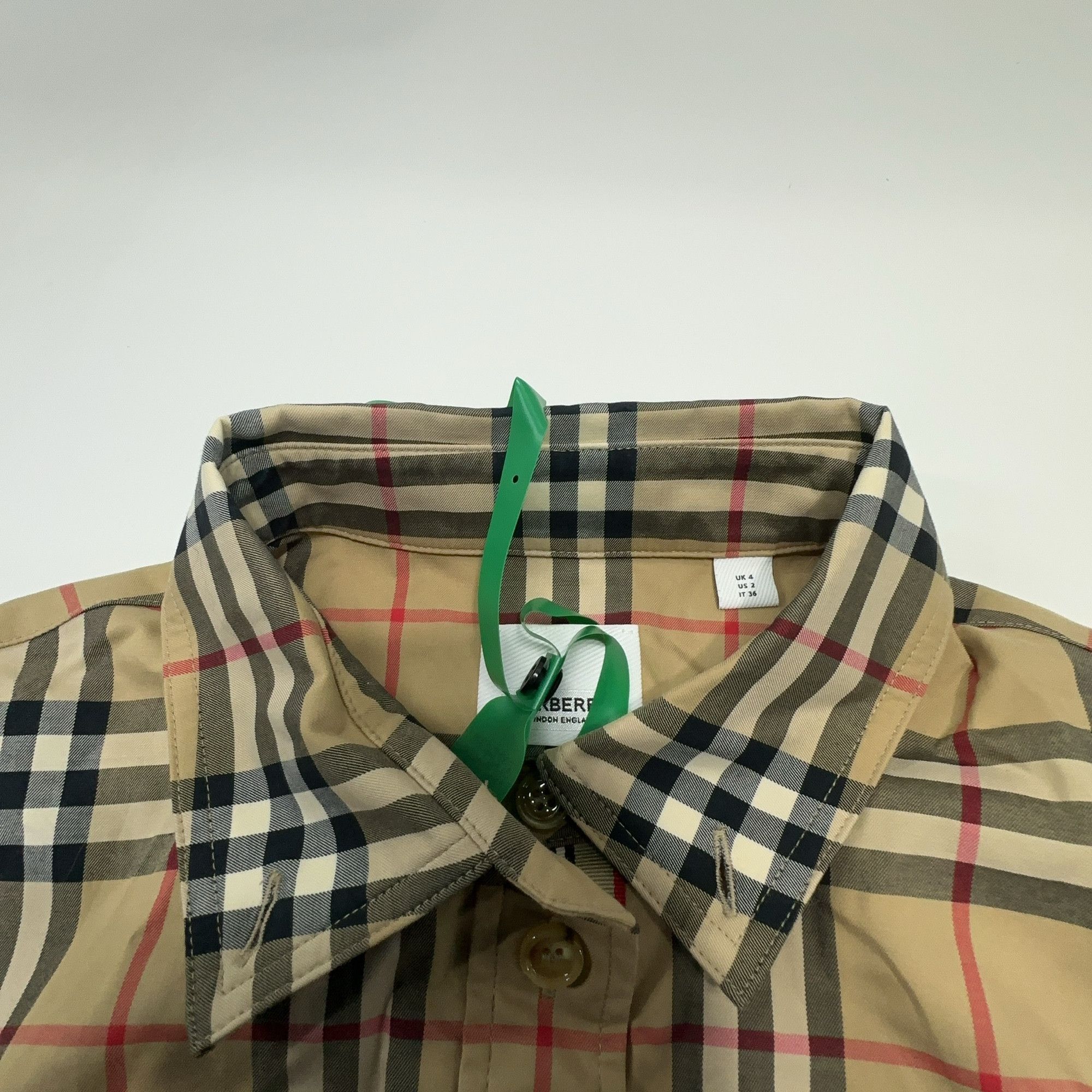Burberry Burberry Classic Check Button Up Shirt Size US 2 Size XS / US 0-2 / IT 36-38 - 5 Thumbnail