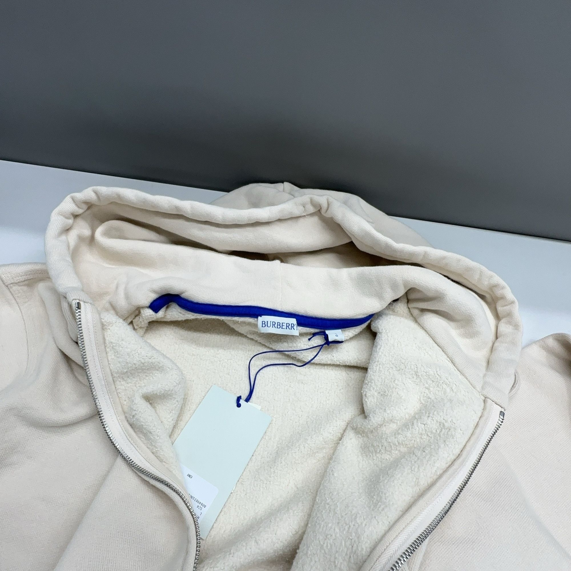 Burberry Burberry Logo Zip Hoodie Size L Size US L / EU 52-54 / 3 - 12 Thumbnail