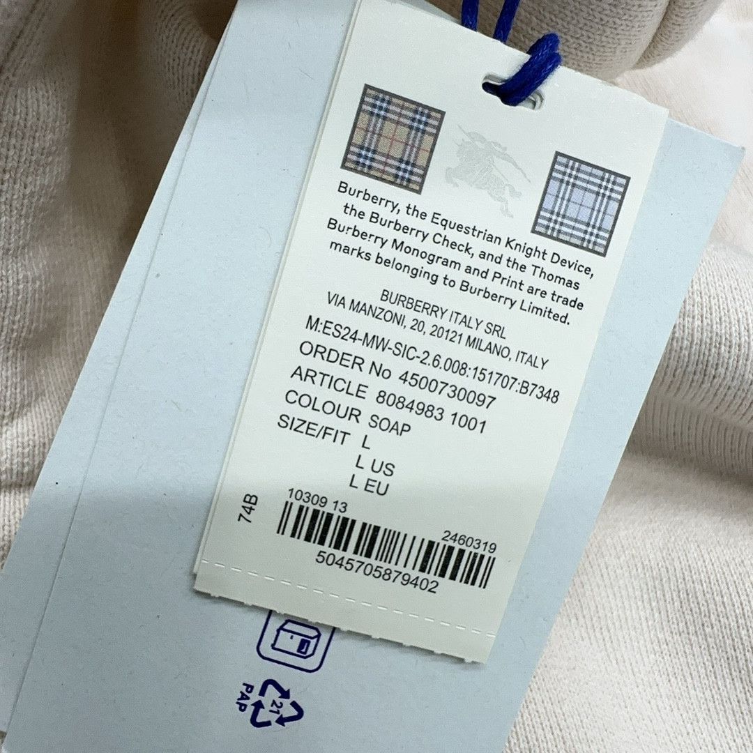 Burberry Burberry Logo Zip Hoodie Size L Size US L / EU 52-54 / 3 - 10 Thumbnail