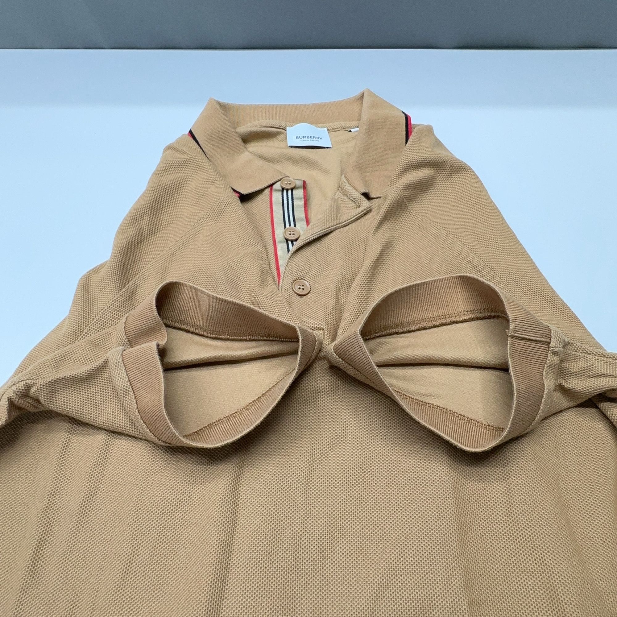 Burberry Burberry TB Monogram Polo Shirt Size M Size US M / EU 48-50 / 2 - 7 Thumbnail