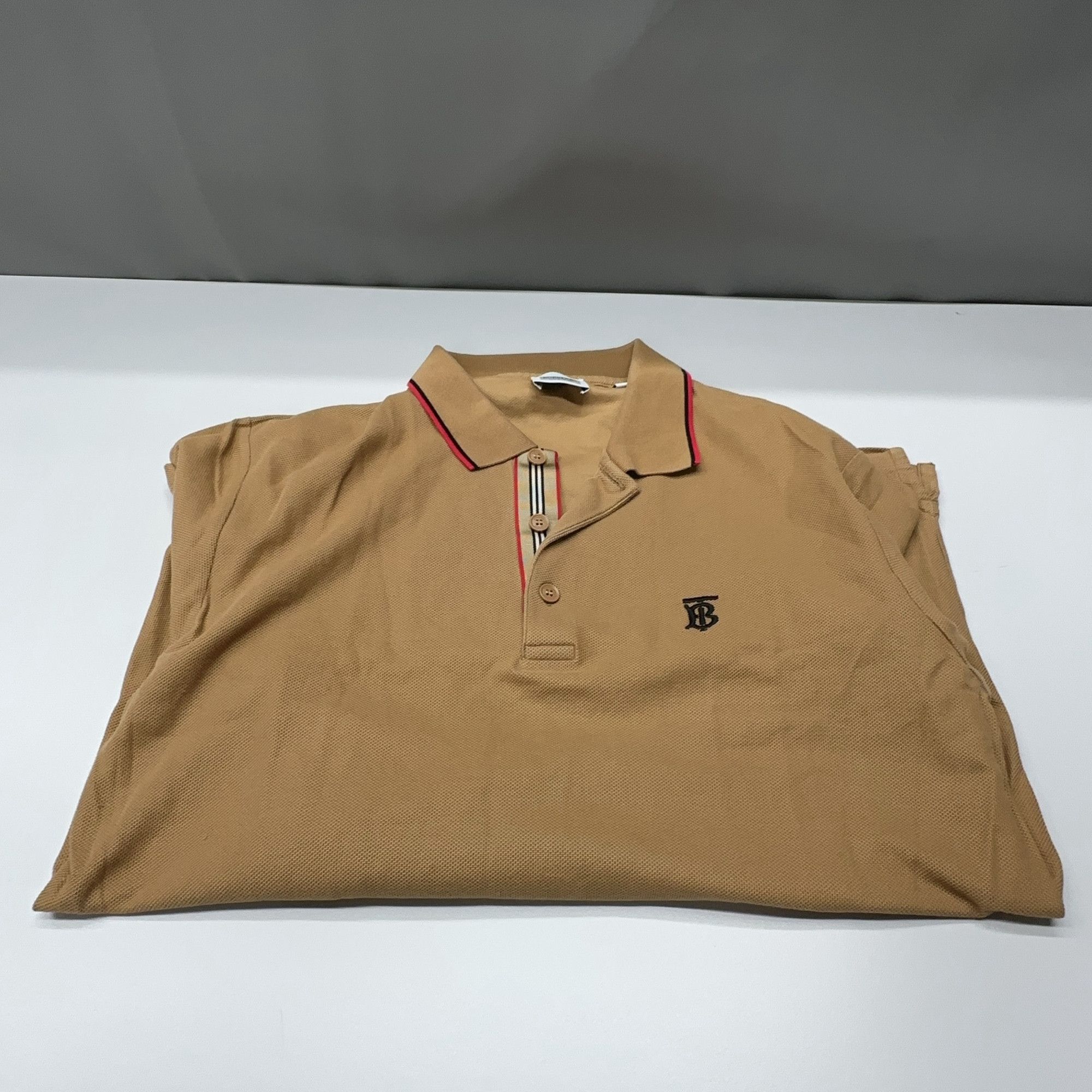 Burberry Burberry TB Monogram Polo Shirt Size M Size US M / EU 48-50 / 2 - 9 Thumbnail