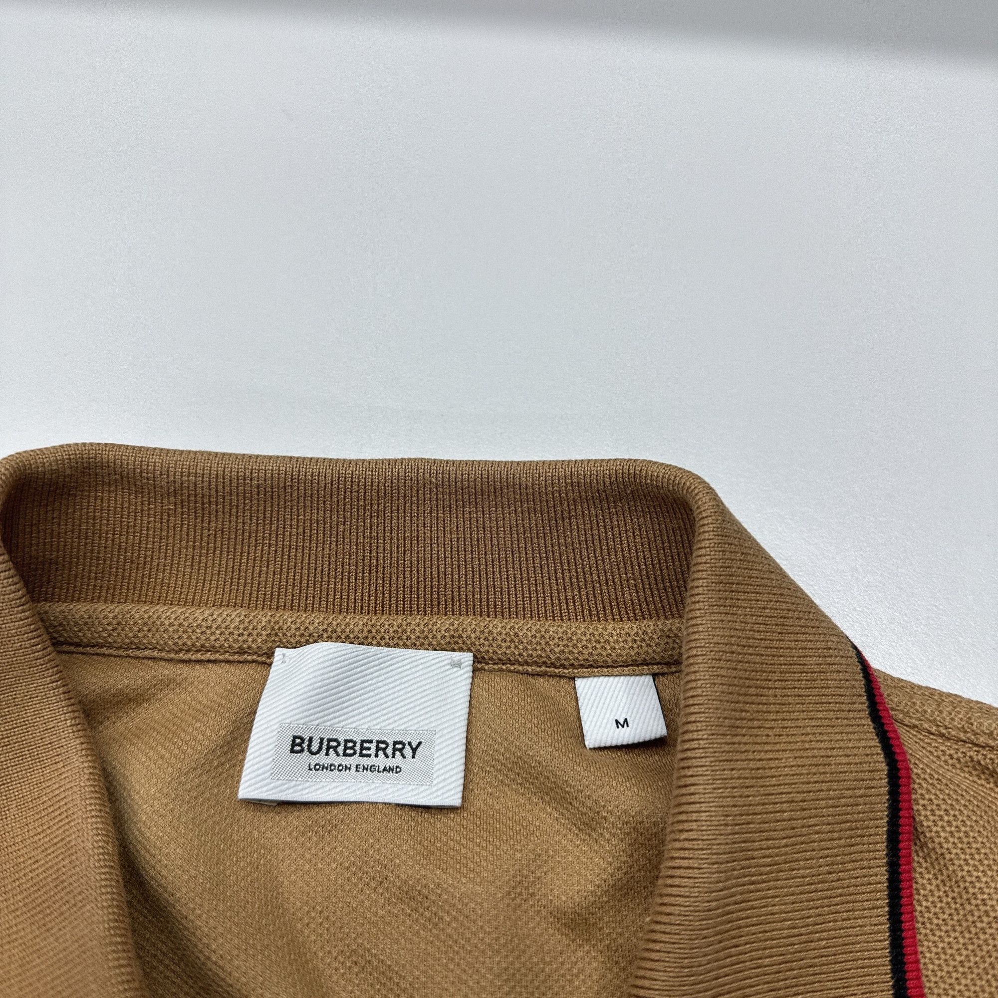 Burberry Burberry TB Monogram Polo Shirt Size M Size US M / EU 48-50 / 2 - 3 Thumbnail