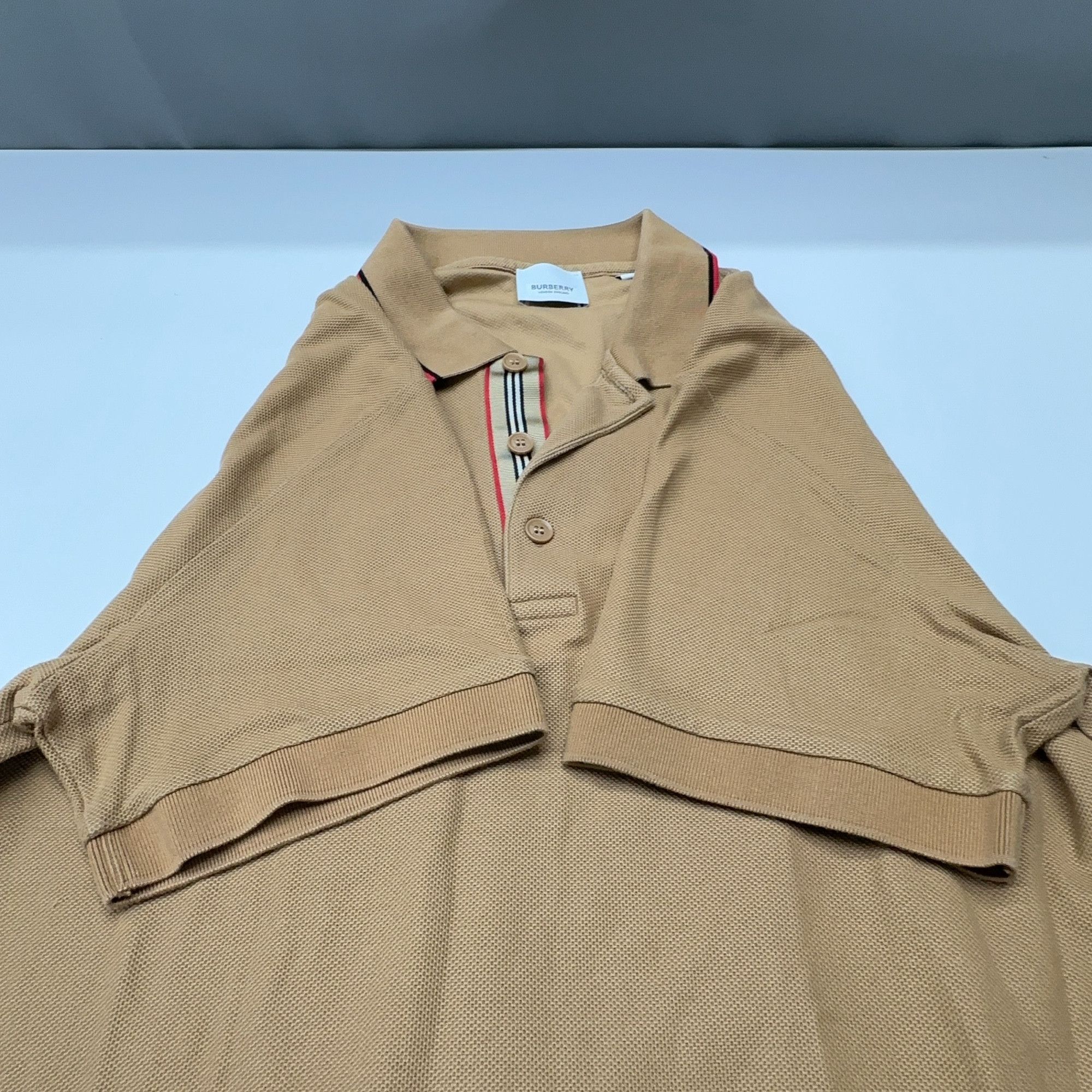 Burberry Burberry TB Monogram Polo Shirt Size M Size US M / EU 48-50 / 2 - 6 Thumbnail